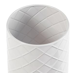 ® White Metal Canister Set for the Kitchen Counter, Food Canister Set of 4,