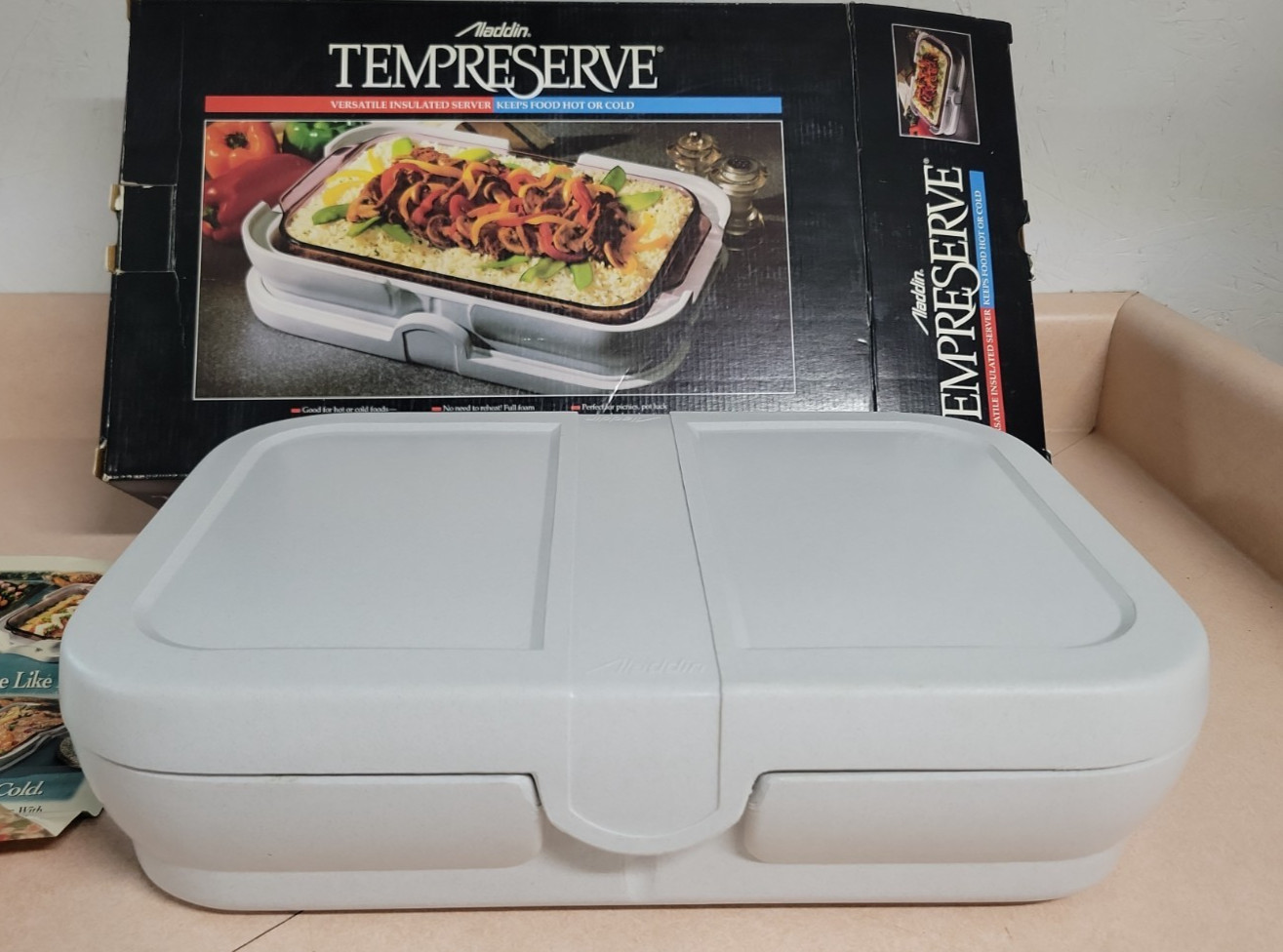 Aladdin Tempreserve Insulated Server 9×13 Casserole Dish Carrier Hot Cold ICC100