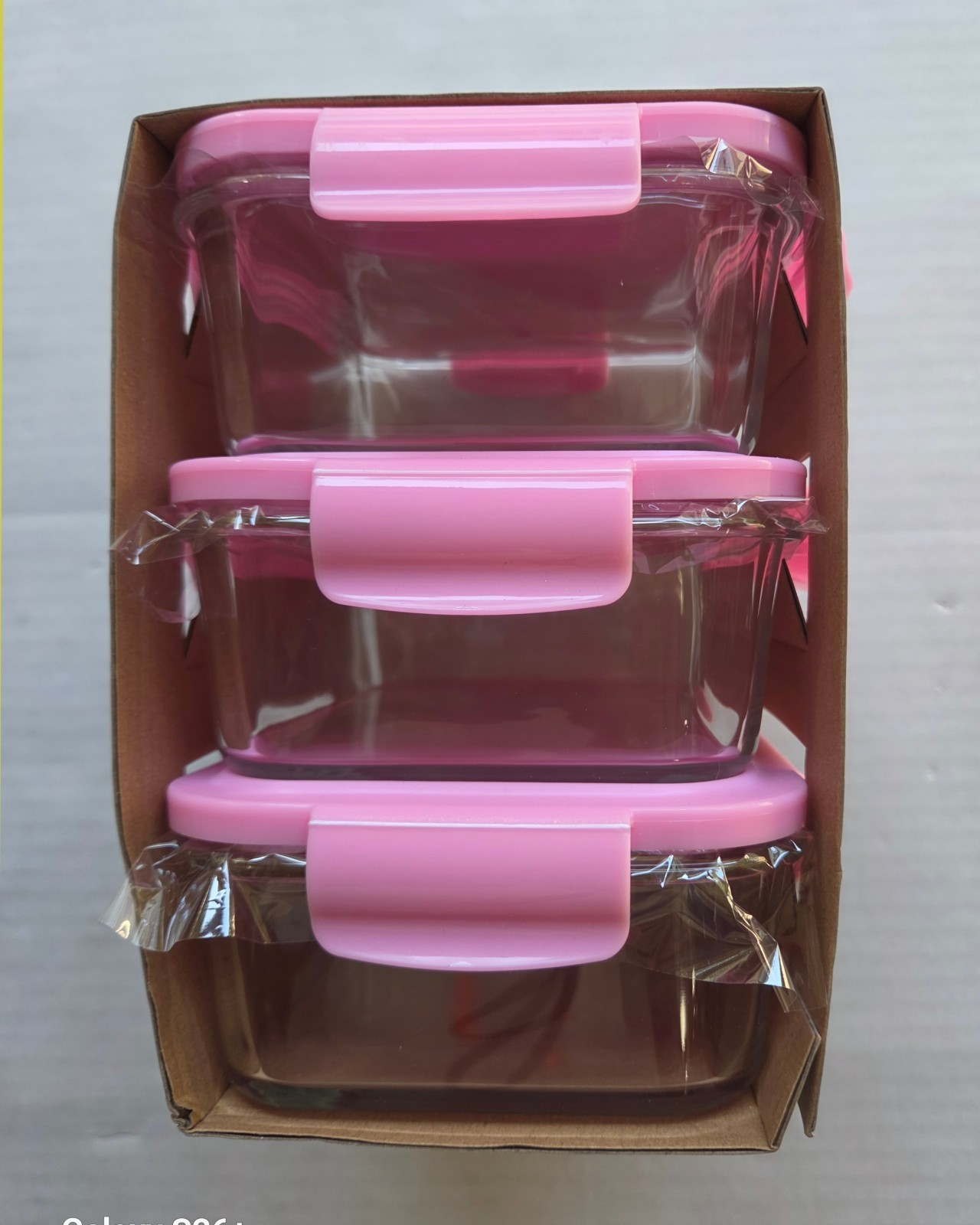 Tahari Home 3-Pack 32.1 Oz Glass Food Storage – Leak Proof – Microwave Safe
