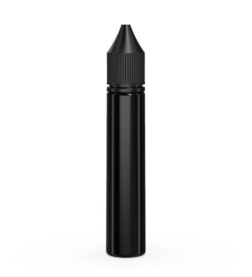 CHUBBY GORILLA 30ML V3 PET Bottles (10pack) OPAQUE BLACK BOTTLE/BLACK LID
