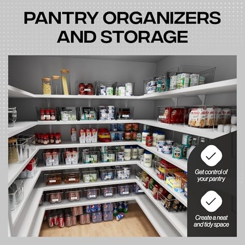 ClearSpace Clear Plastic Storage Bins – Pantry Organizers & Storage Containers