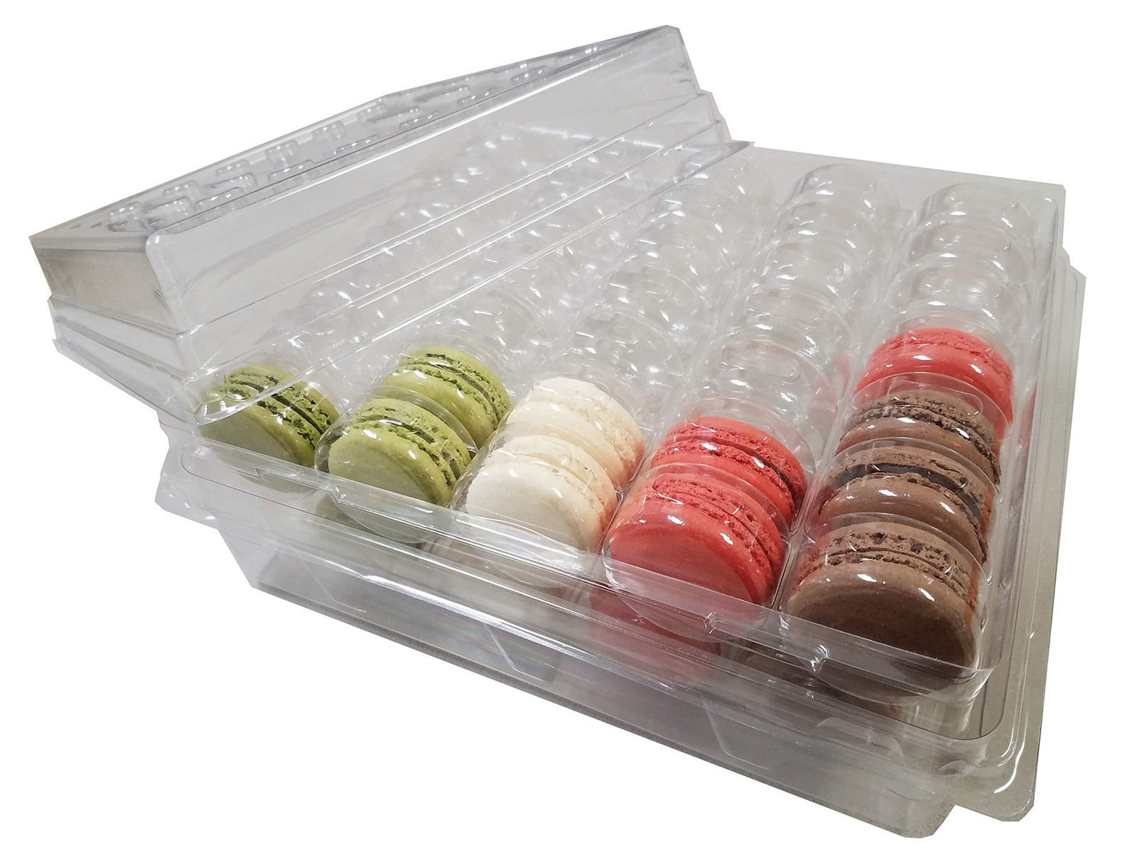 French Macaron Complete Storage Freezer Boxe – Large Storage Box and 4 Macaro…