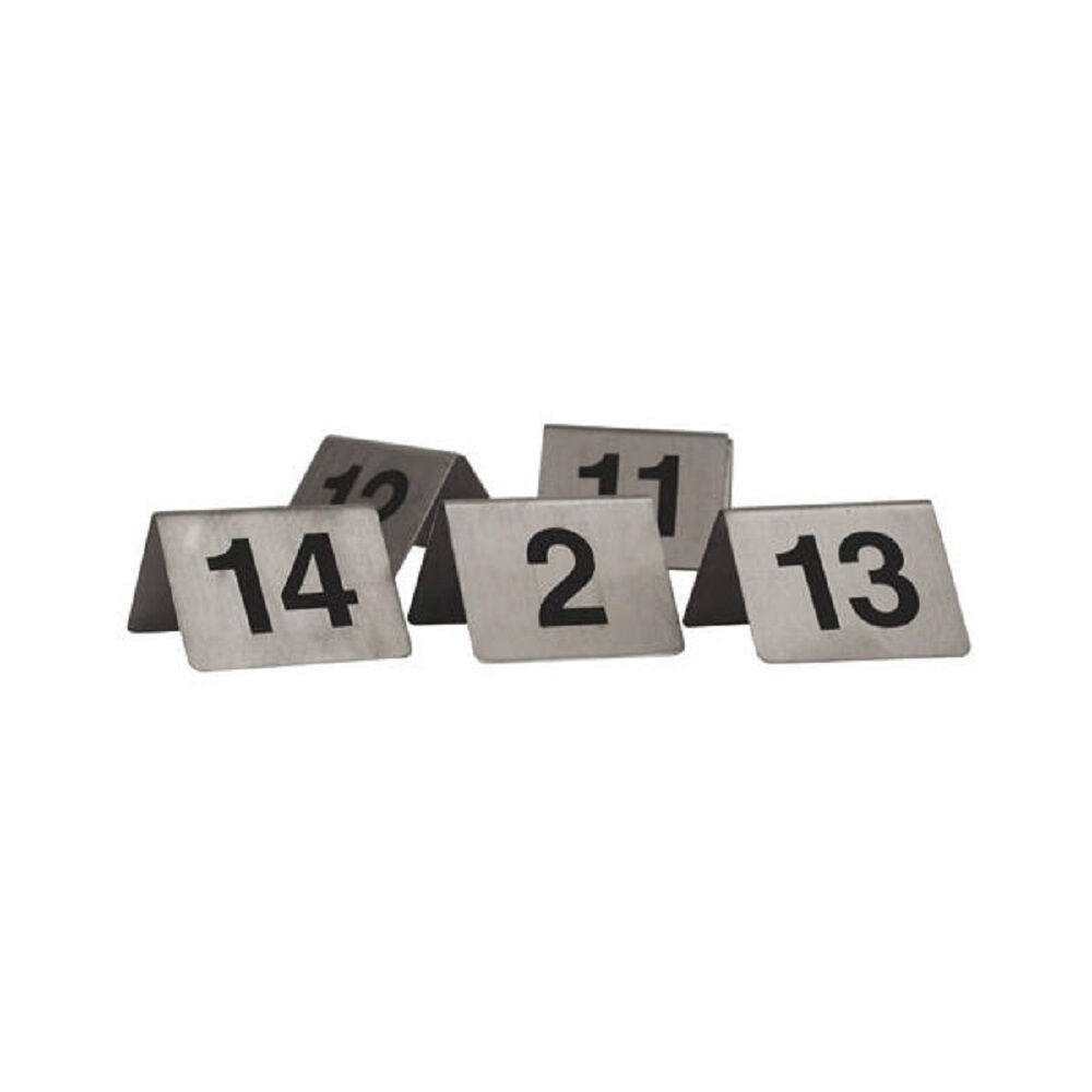 Trenton A-Frame Stainless Steel Table Numbers – 31-40