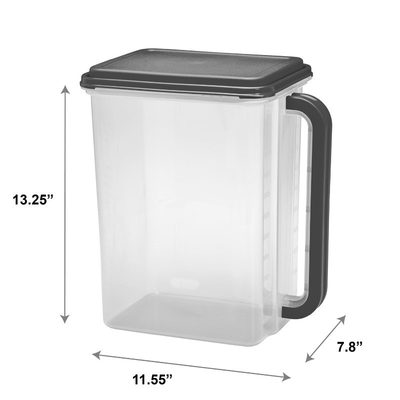 Mainstays Large Plastic Bulk Food Storage Canister ,11.55″x7.8″x13.25″
