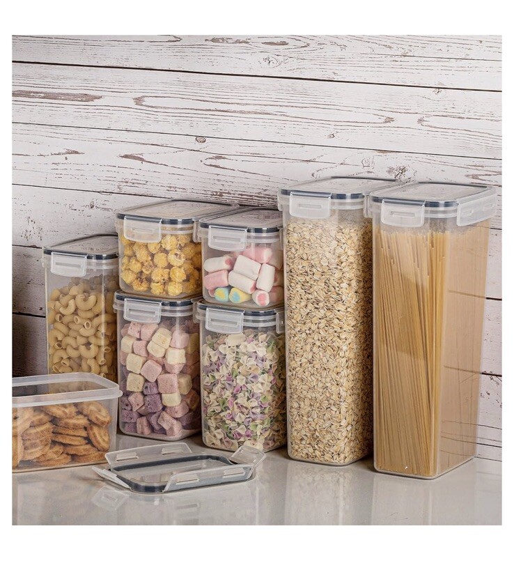 Airtight Food Storage Containers with Lids, Vtopmart 24 pcs Plastic Kitchen and