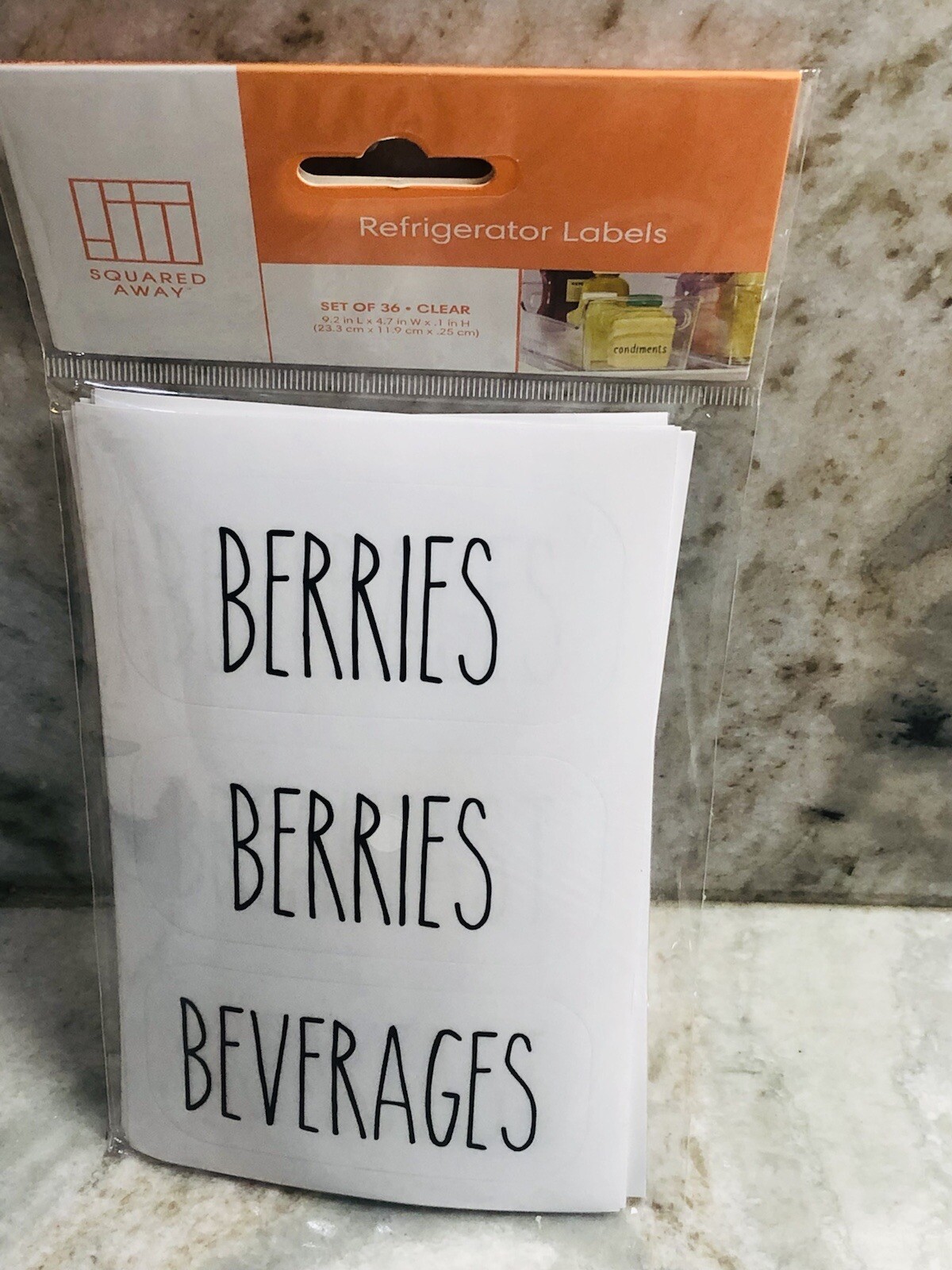 ShipN24Hours. New-Squared Away Refrigerator Levels 9.5” L X 4.7” W. Set of 36.