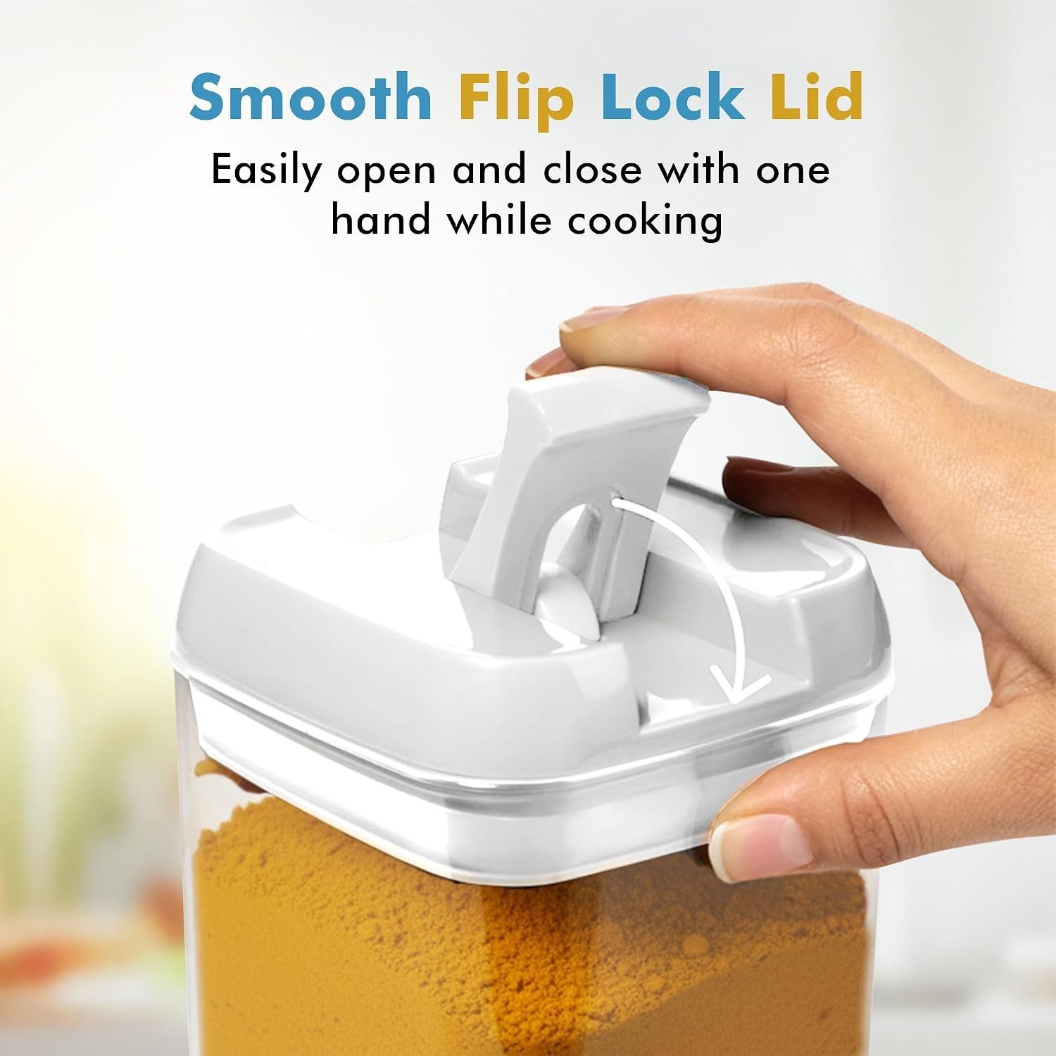 Small Airtight Food Storage Set – 9 Pc Clear BPA-Free