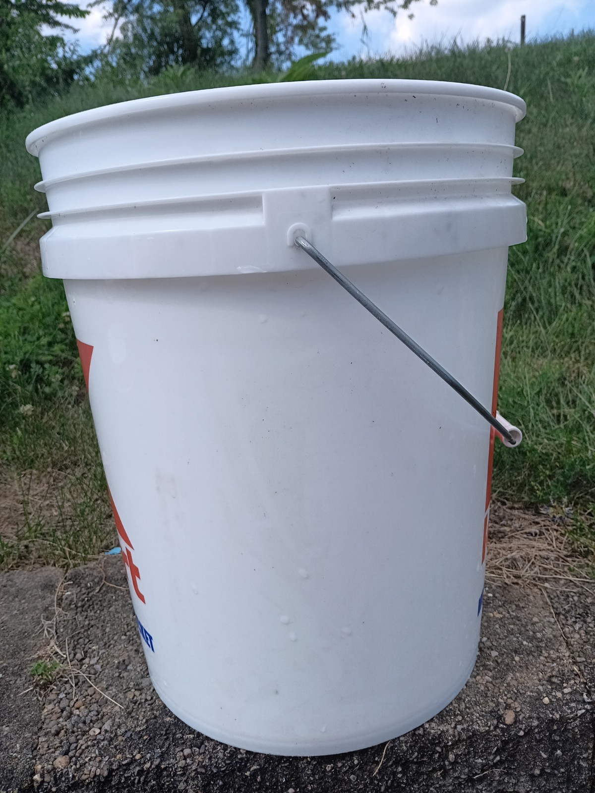 RARE K MART 5 Gallon Bucket Vintage Multi Purpose Department Store Blue Light