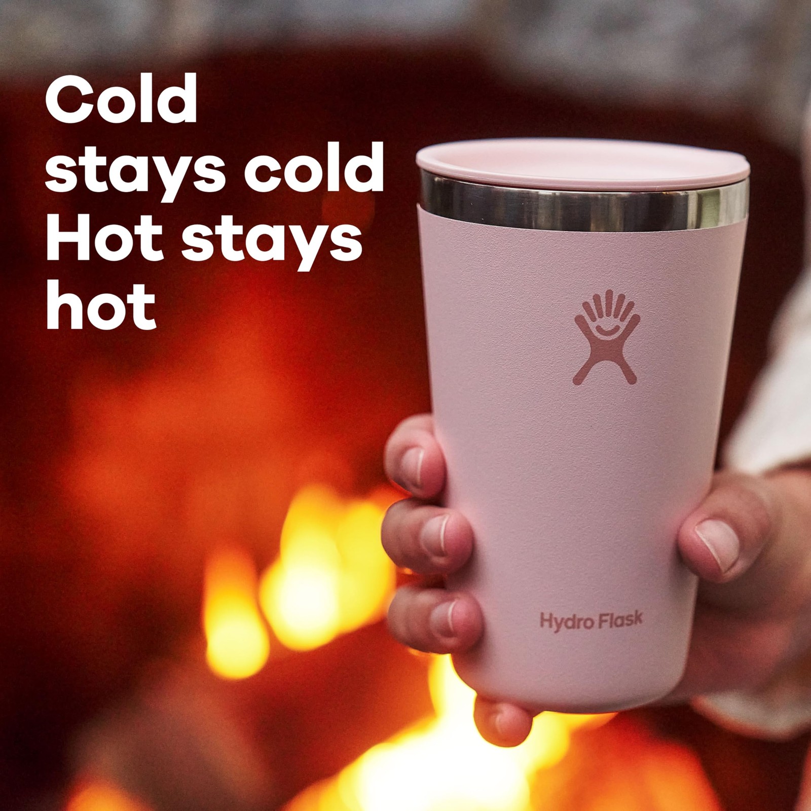 Hydro Flask All-Around Travel Tumbler with Press-in Lid, Insulated Stainless Ste