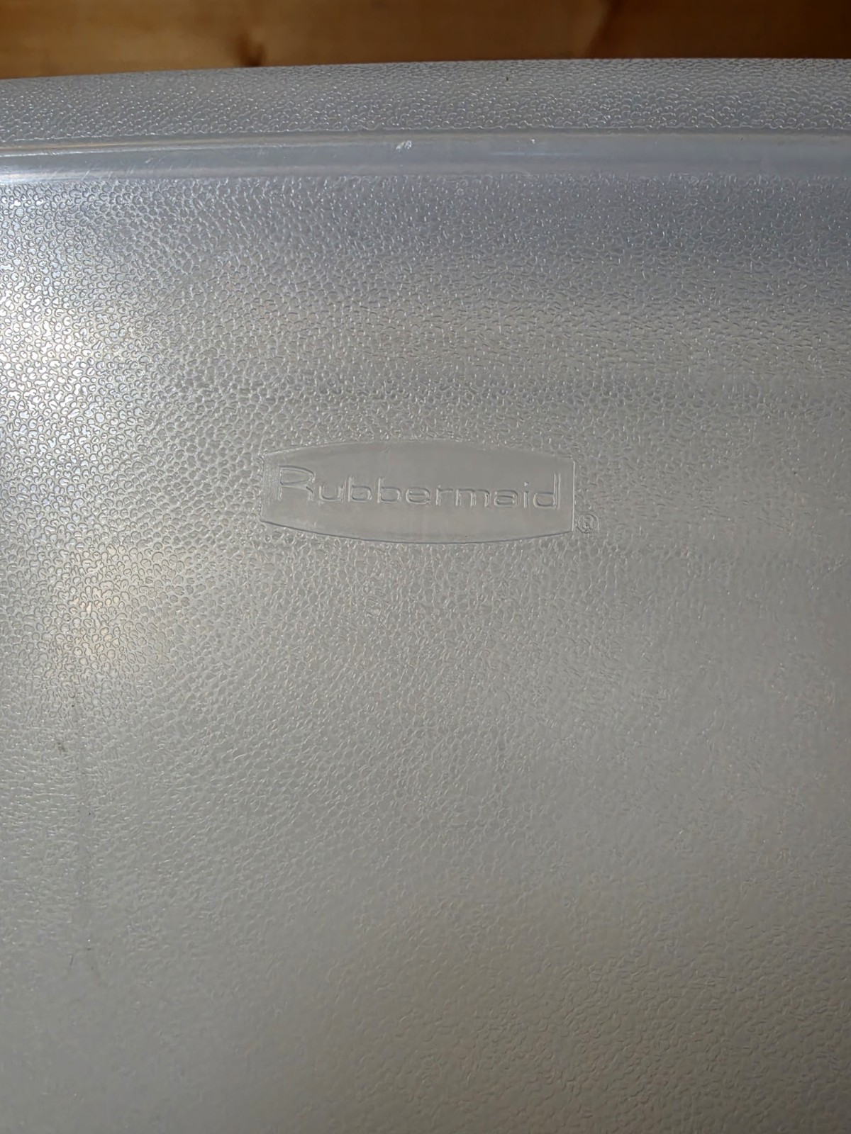 Vintage Rubbermaid Servin Saver #7 Rectangle 17 Cup Container Sheer w/Almond Lid