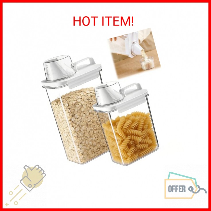 SZRUNZHU Cereal Container and Rice Storage Dispenser-Airtight Food Storage Organ