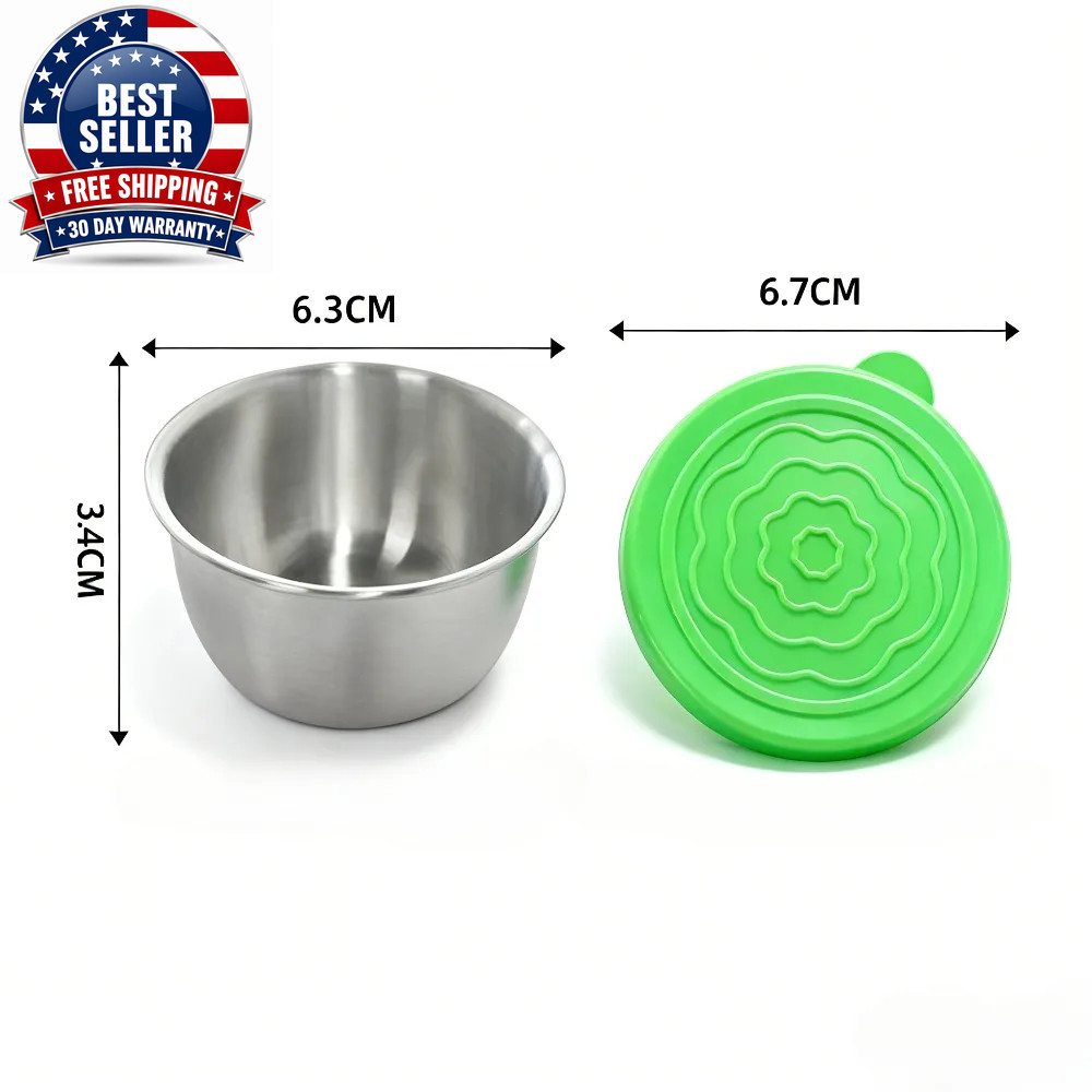 12Pc 304 Stainless Steel Food Containers with Leakproof Lids – Dishwasher Safe S