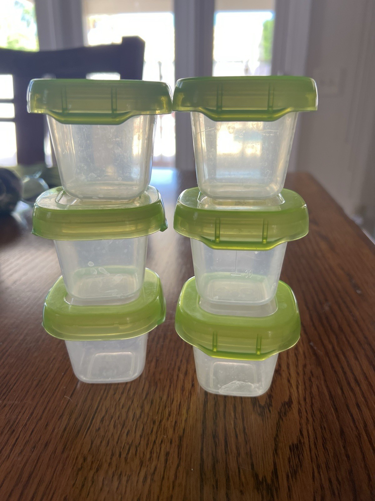 Oxo pop container set Of 10. Small Container Is Perfect For Homemade Baby Food!