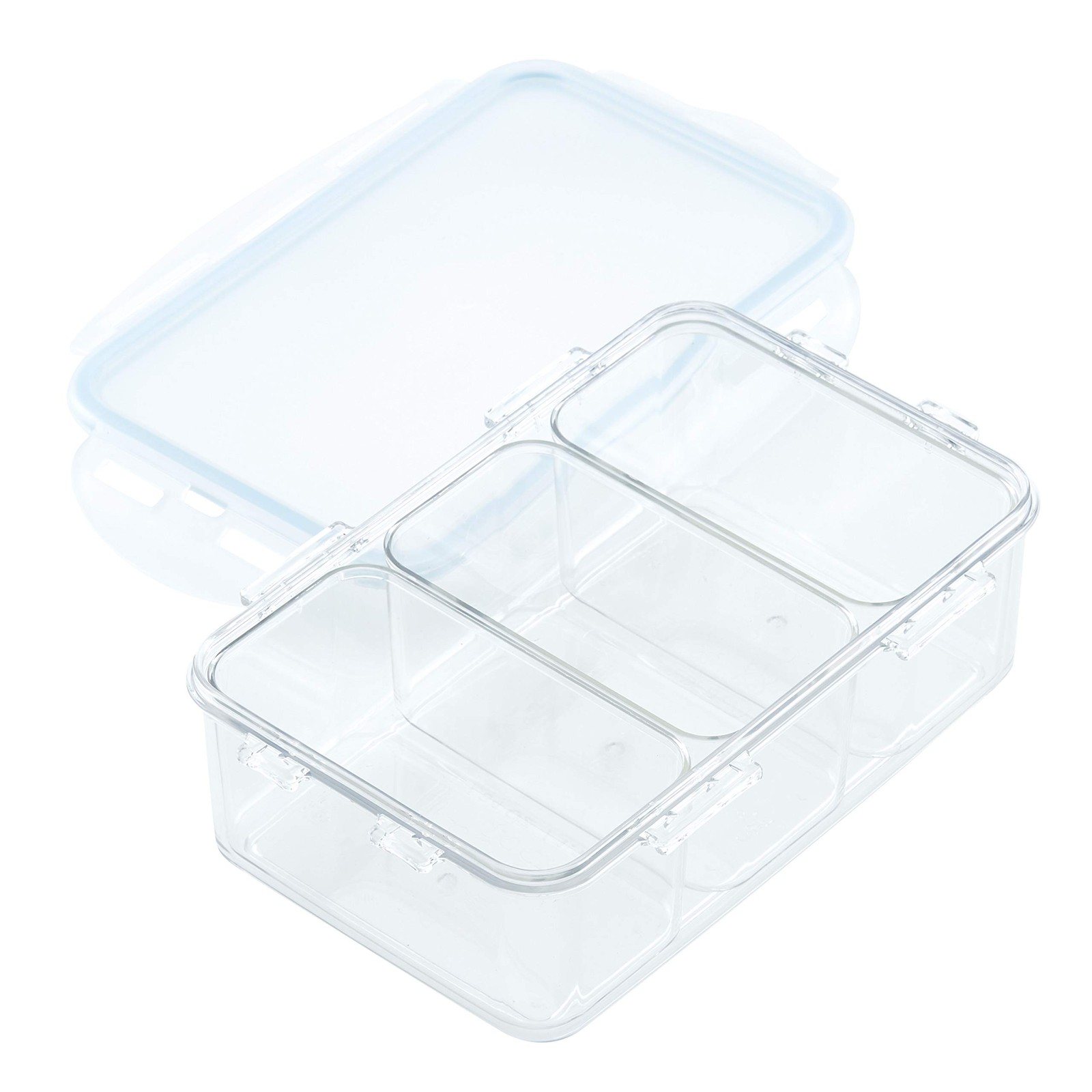 LOCK & LOCK Purely Better Tritan Container/Rectangle Food Storage Bin with Di…