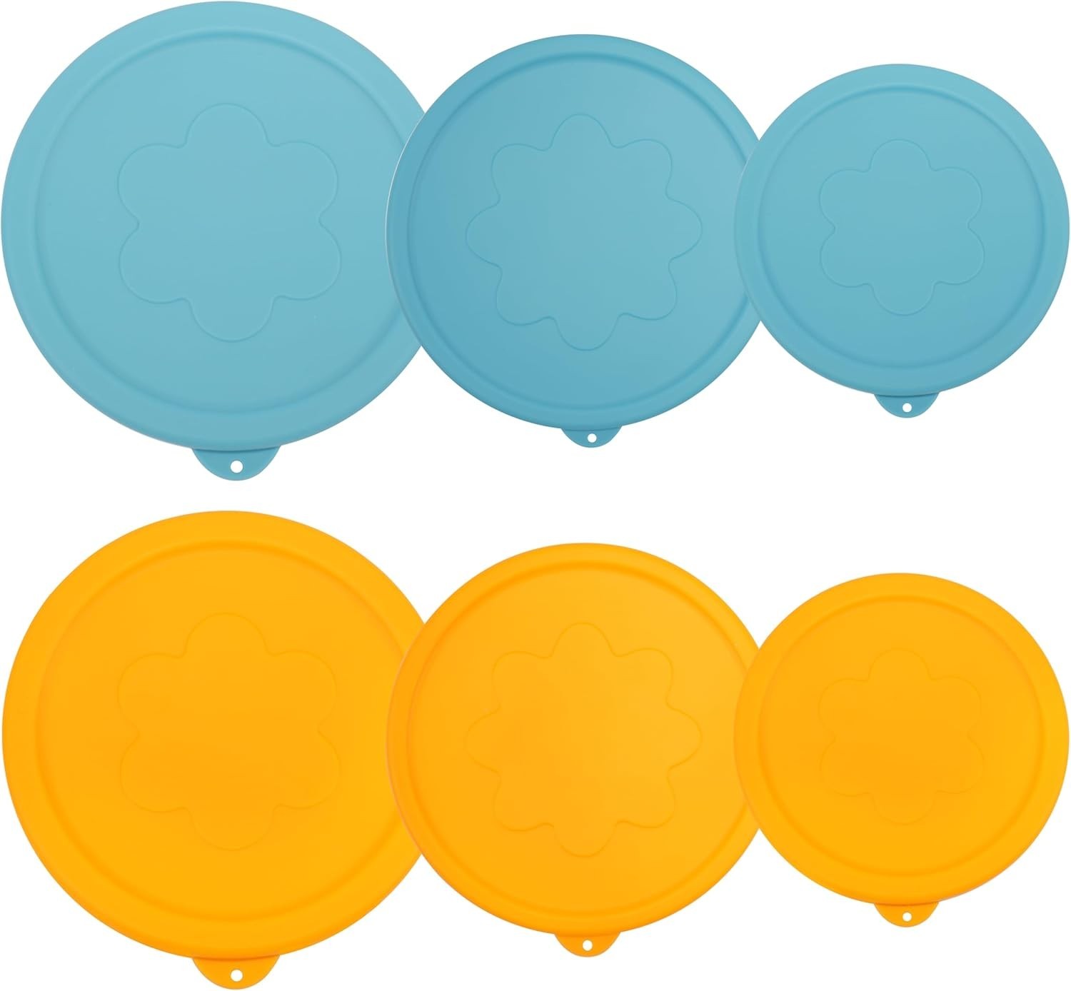 1 Cup 2 Cup 4 Cup round Silicone Replacement Lids for Pyrex 7202-PC, 7200-PC,…