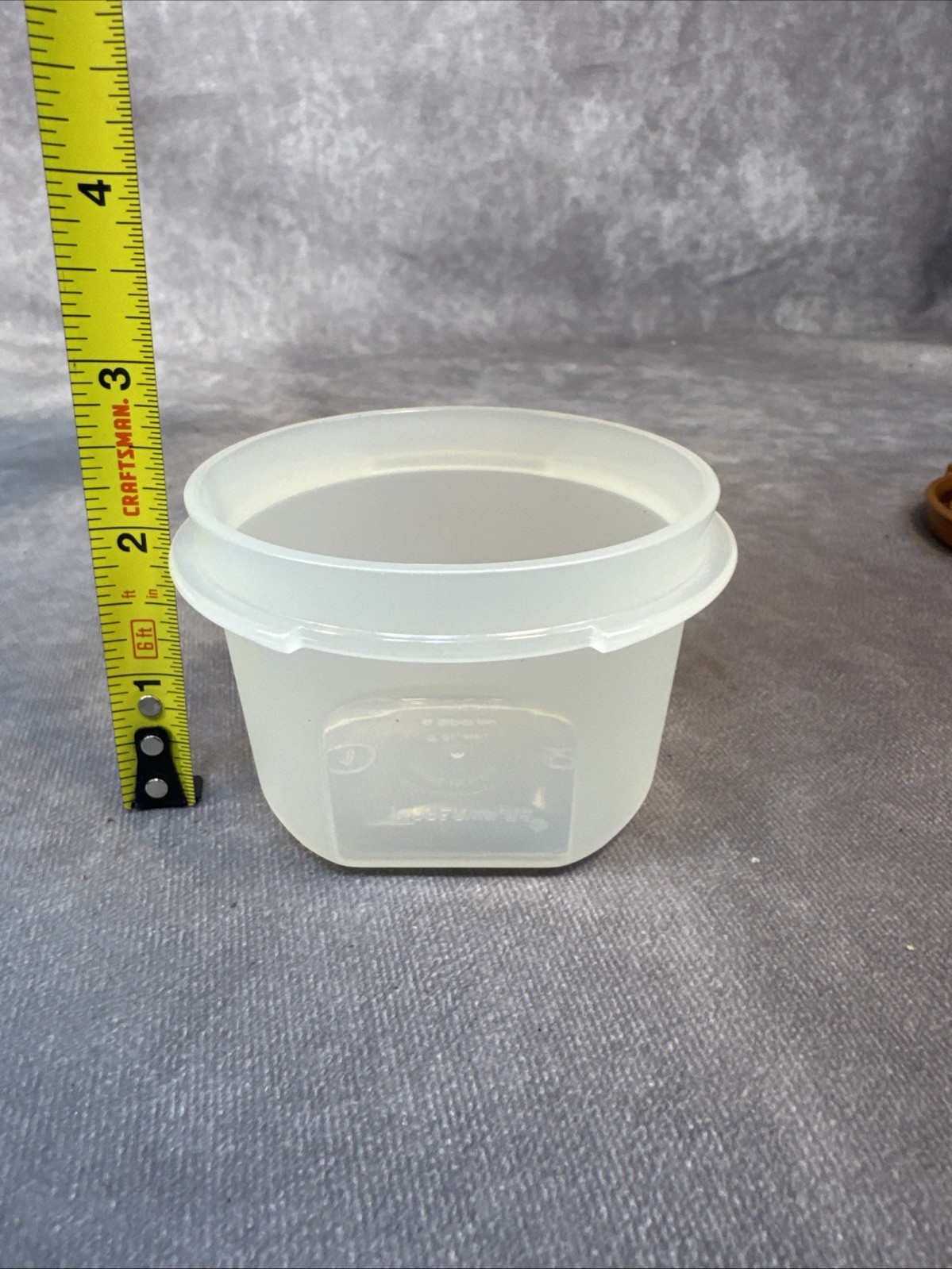 Tupperware Modular Mates Round #1 Set of 4 Containers #1605 w/ Seals #1607 NEW