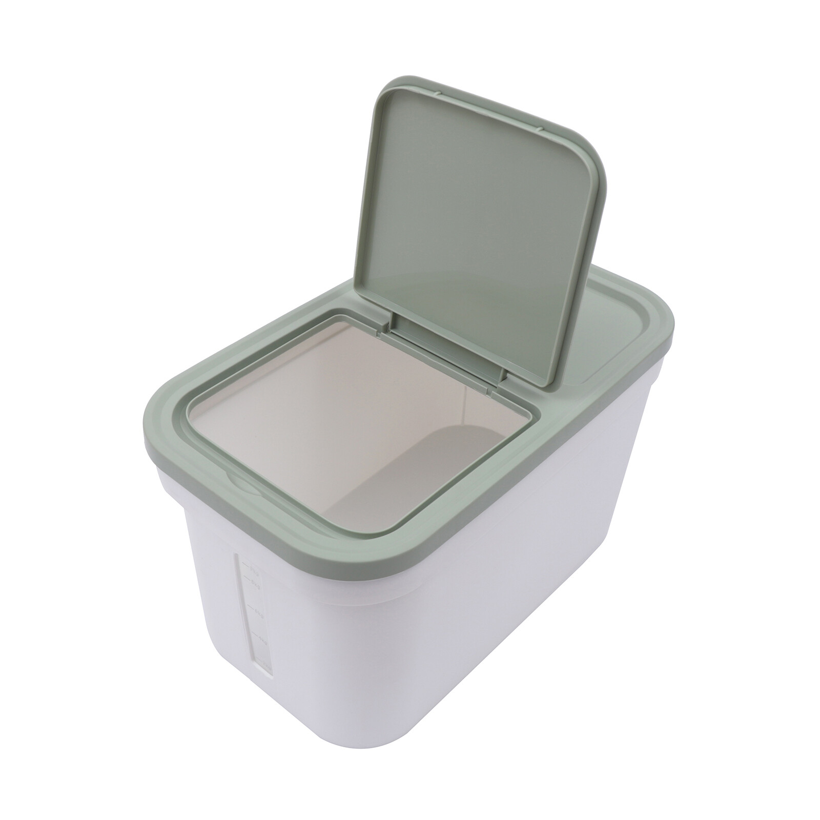 Storage Container Measuring Cup 20Lbs Airtight Flour Grain Storage Bucket