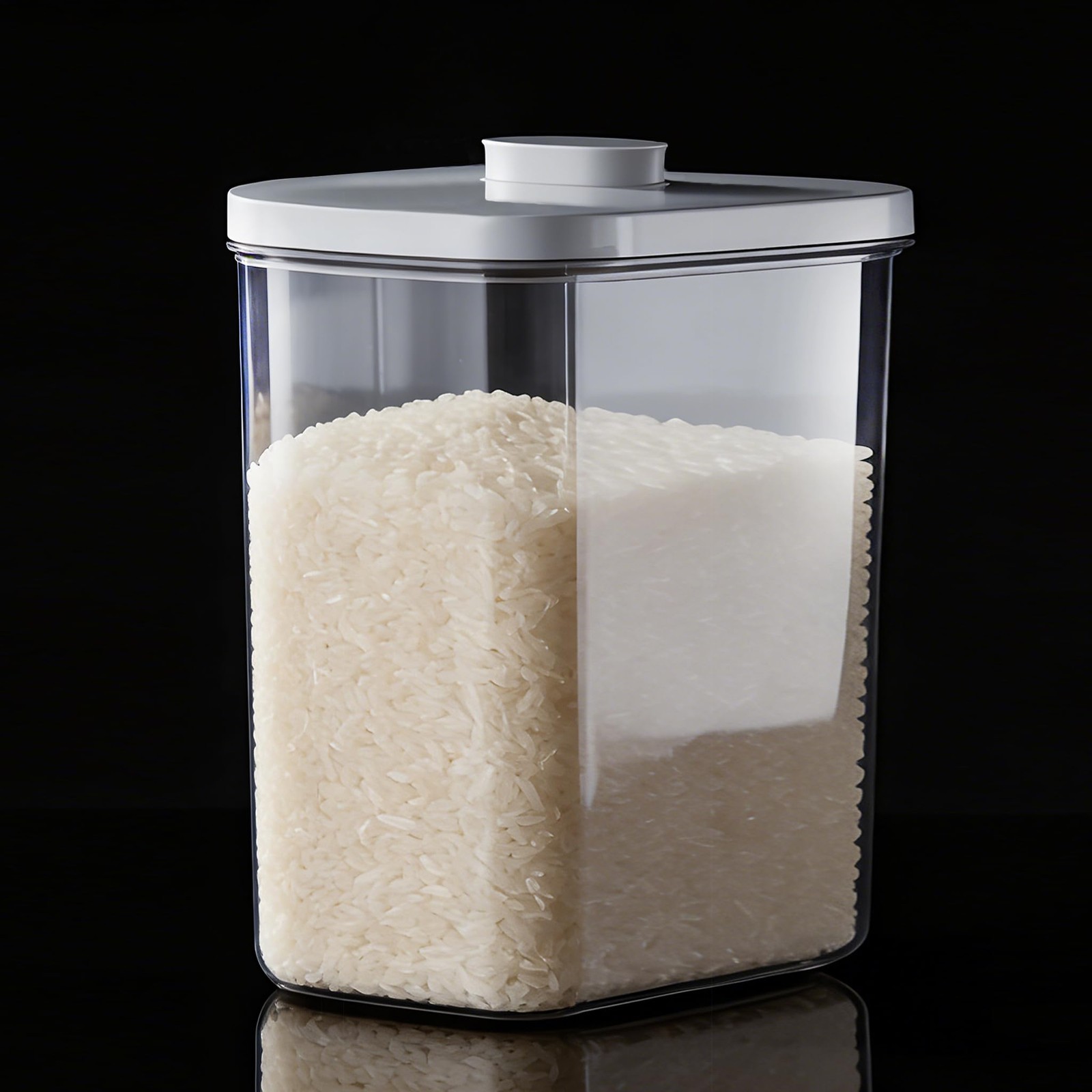 1 PC Rice Container 10 Lbs/5.6KG/5QT Cereal Dispenser Bin Measuring D1065