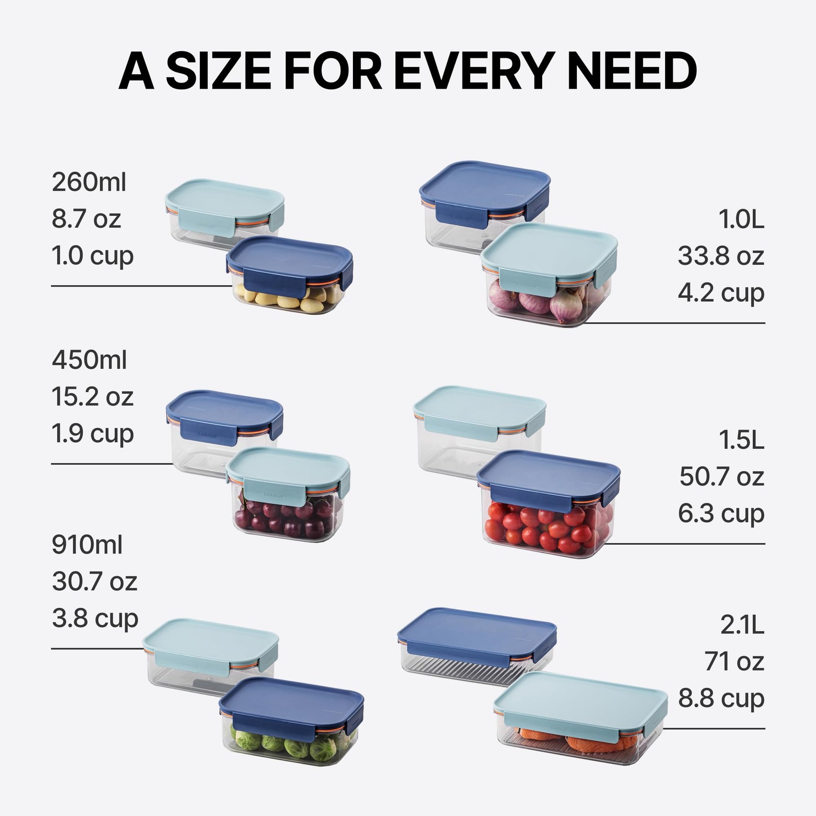 Tritan Plastic Bisfree Modular Plus Food Storage Container Set, Lunch, Meal P…