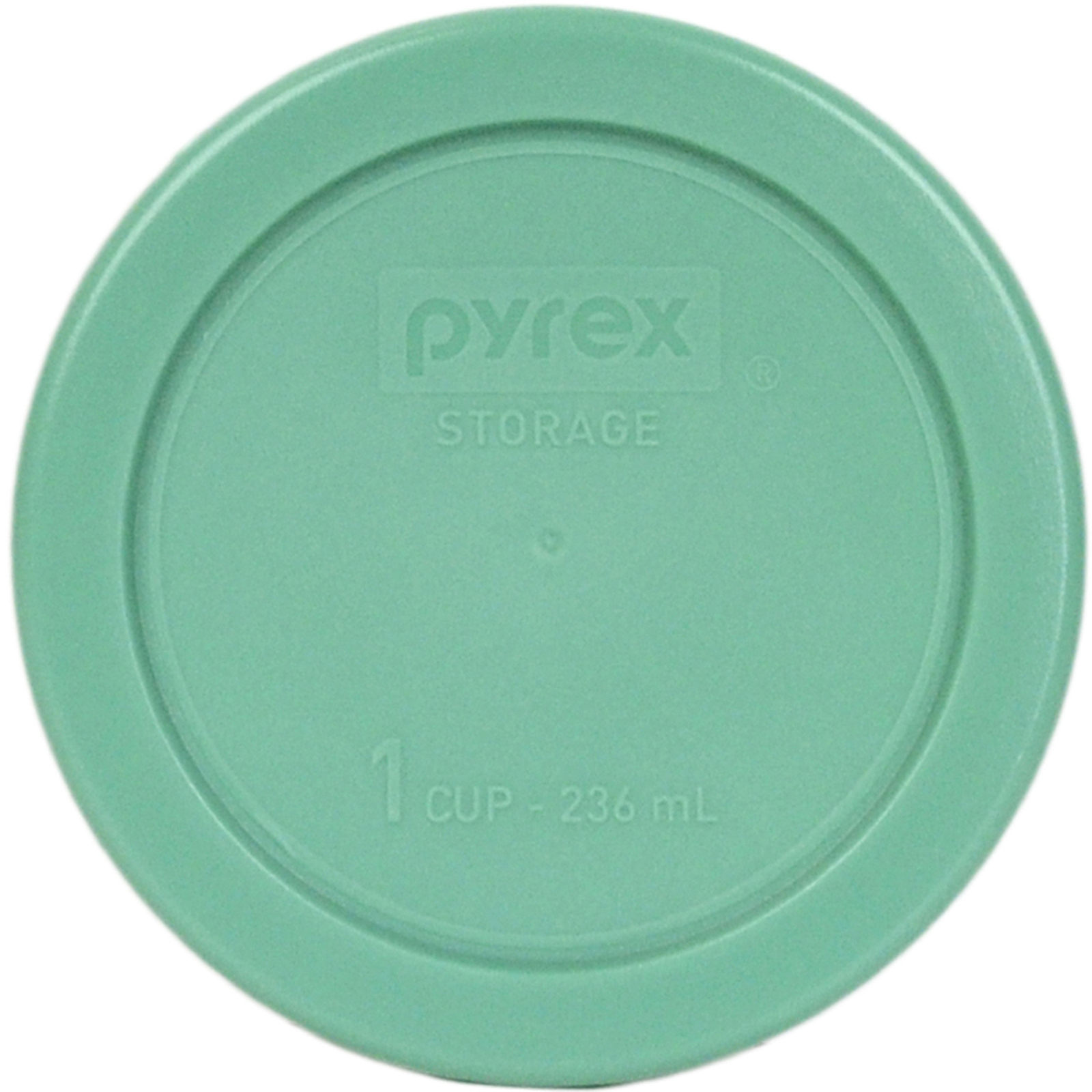 Pyrex 7202-PC Green Round Plastic Food Storage Replacement Lid (3-Pack)