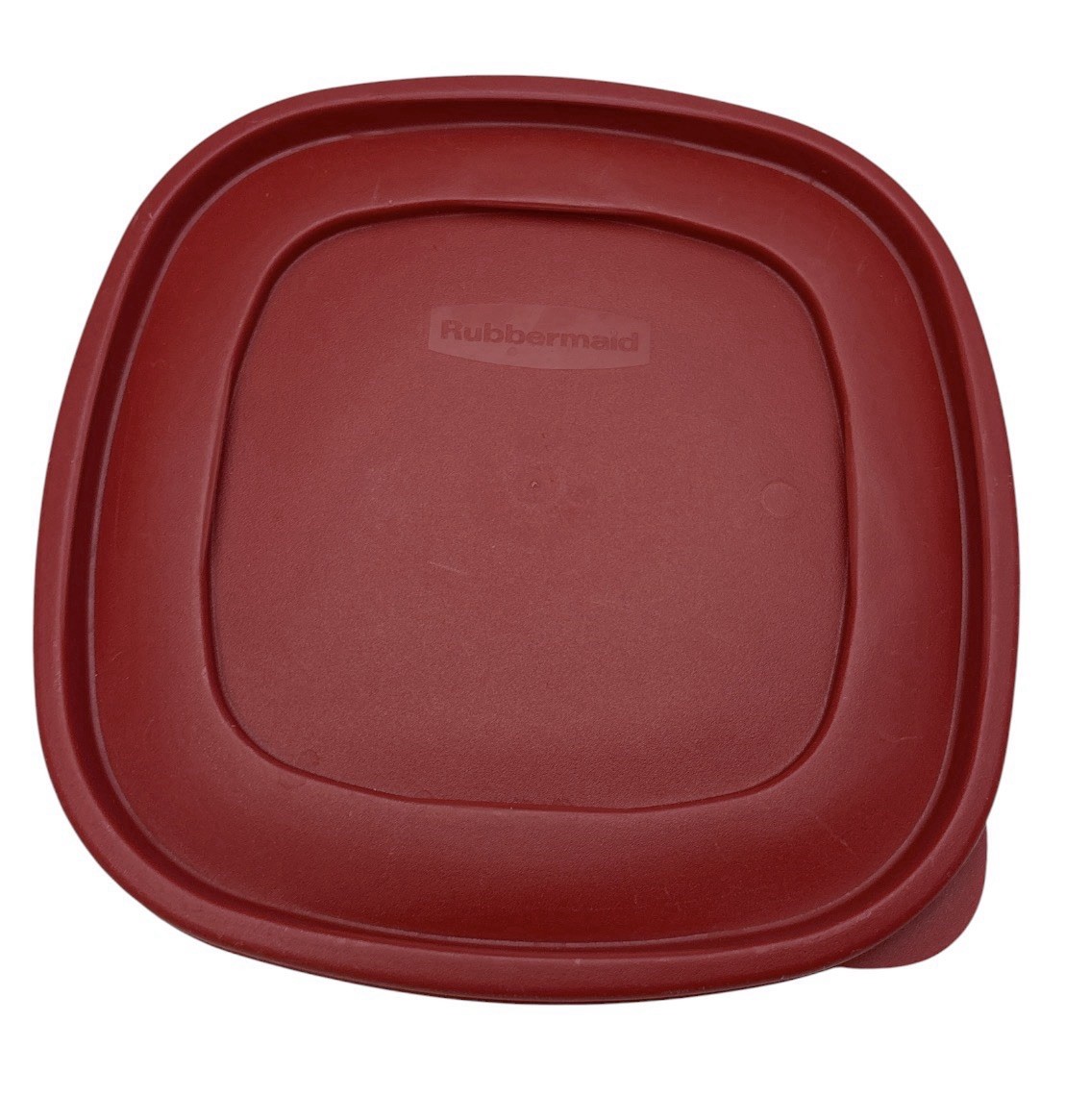 Rubbermaid Easy Find 7J70 Lid Red Square Replacement Container Lid 8.75″