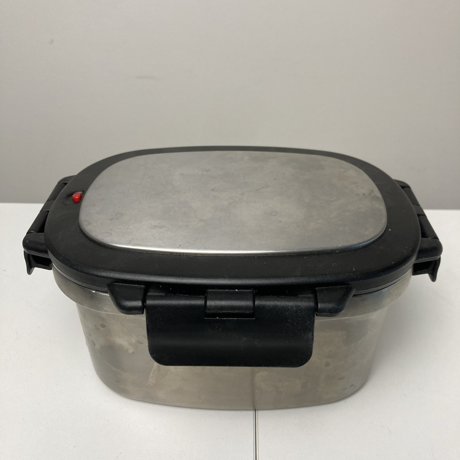 33 Oz Rectangular Insulated Food Container Stainless Steel Removable Divider