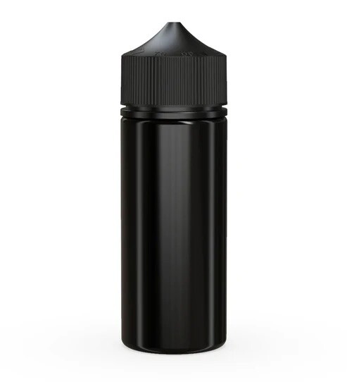 CHUBBY GORILLA V3 120ML AUTHENTIC PET BOTTLES (400pack) OPAQUE BLACK/BLACK LID