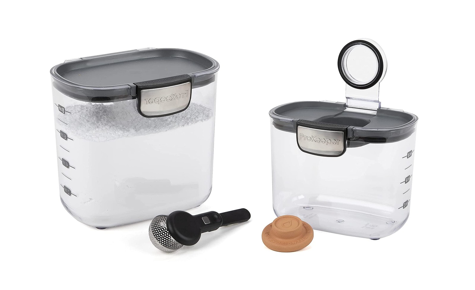 International ProKeeper+ Clear Plastic Airtight Food Baker’s Kitchen Storage …