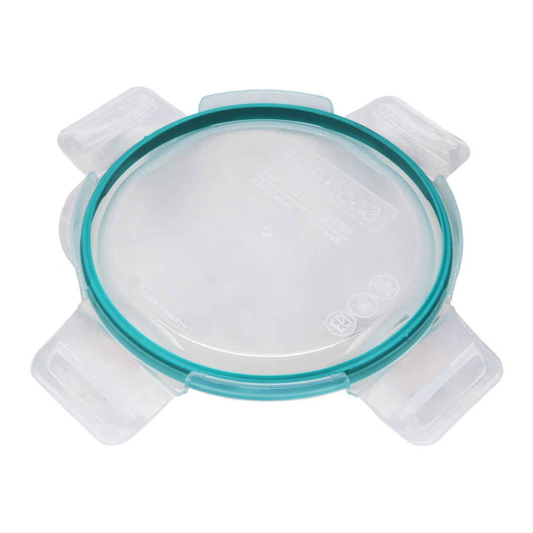 Snapware 7201R-PC Total Solutions Lid W/ Teal Gasket (4-Pack) – Made in USA