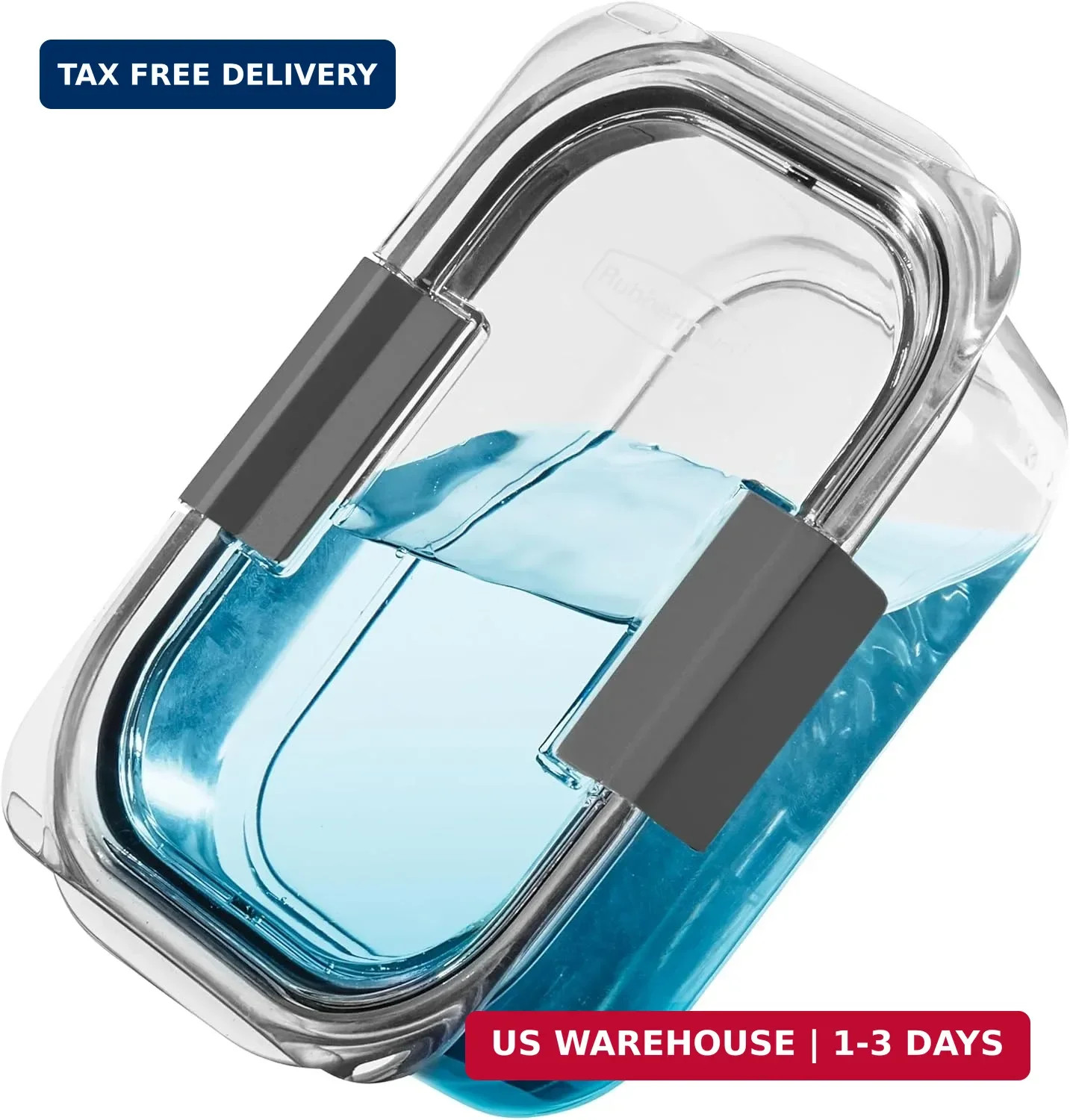Rubbermaid Brilliance Tritan Plastic Food Storage Containers BPA Free Airtight L