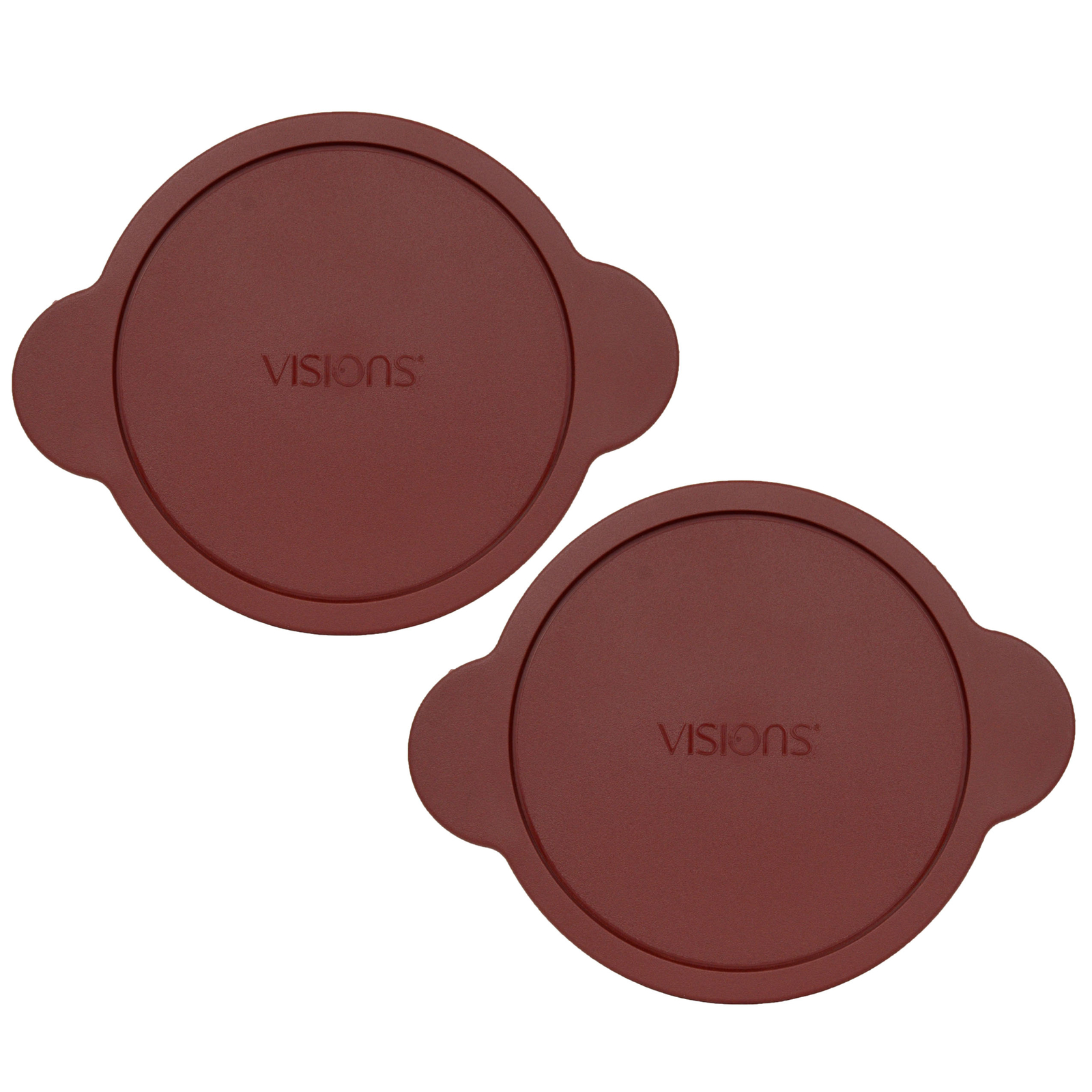 Visions CM 225-PC 2.25L Cranberry Red Plastic Replacement Lid (2-Pack)