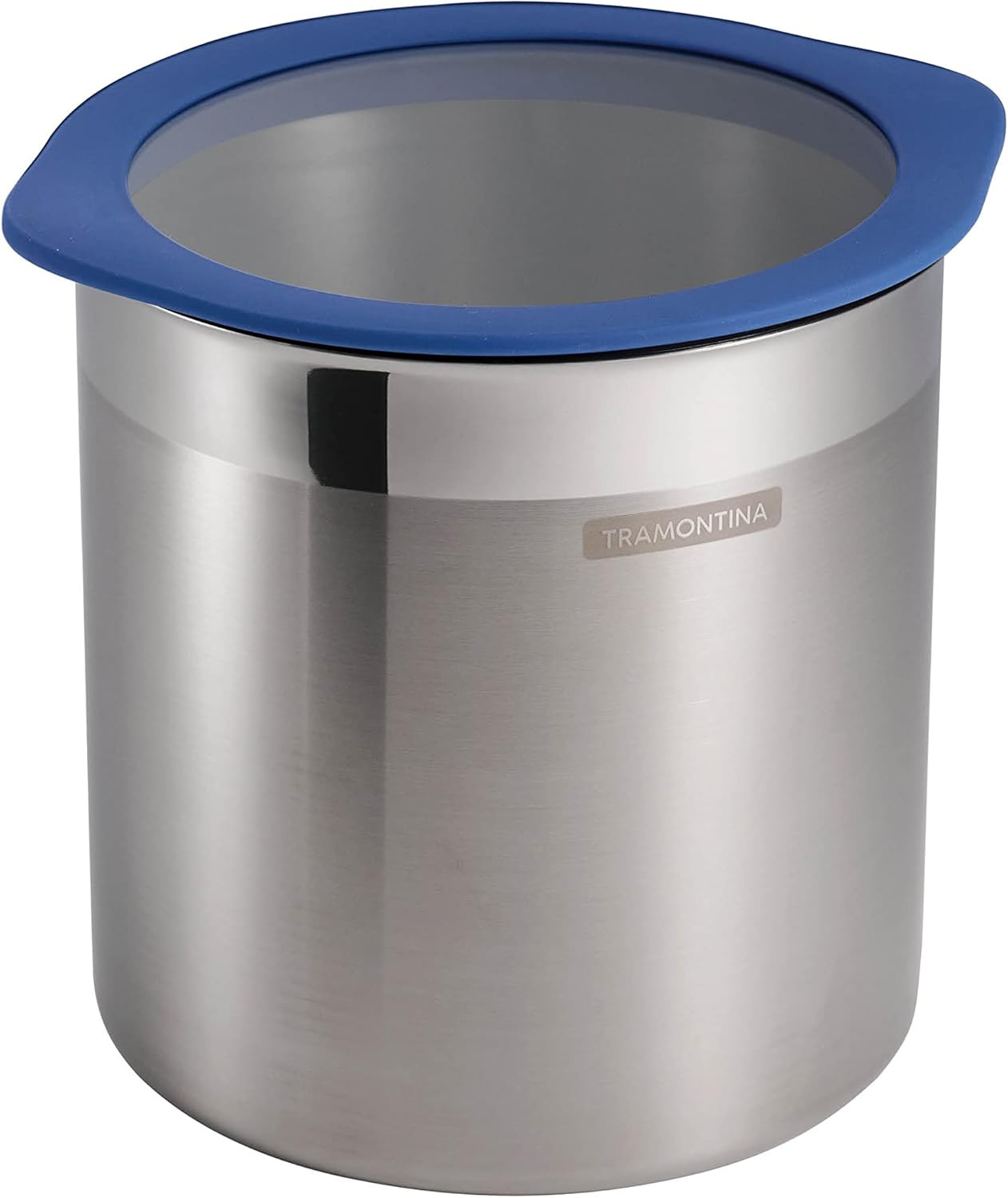 4-Piece Food Storage Containers with Silicone Lids, Stainless Steel Reusable Can