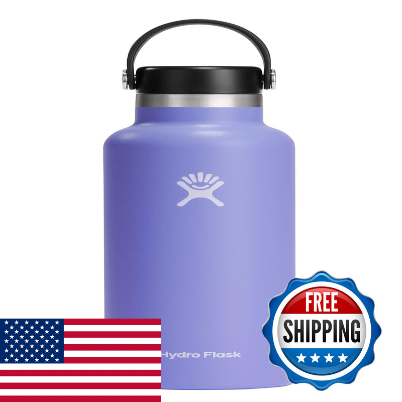 Hydro Flask Water Bottle – Insulated Stainless Steel – Non Spill Leakproof In