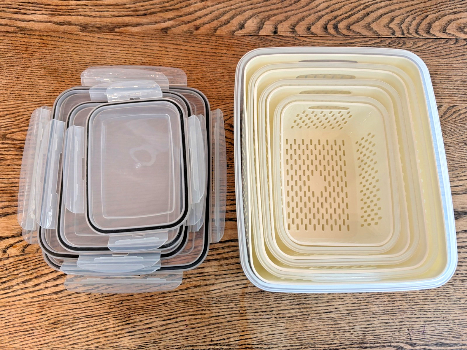 5 Pack Fruit Storage Containers for Fridge Produce Saver Vegetable Container …