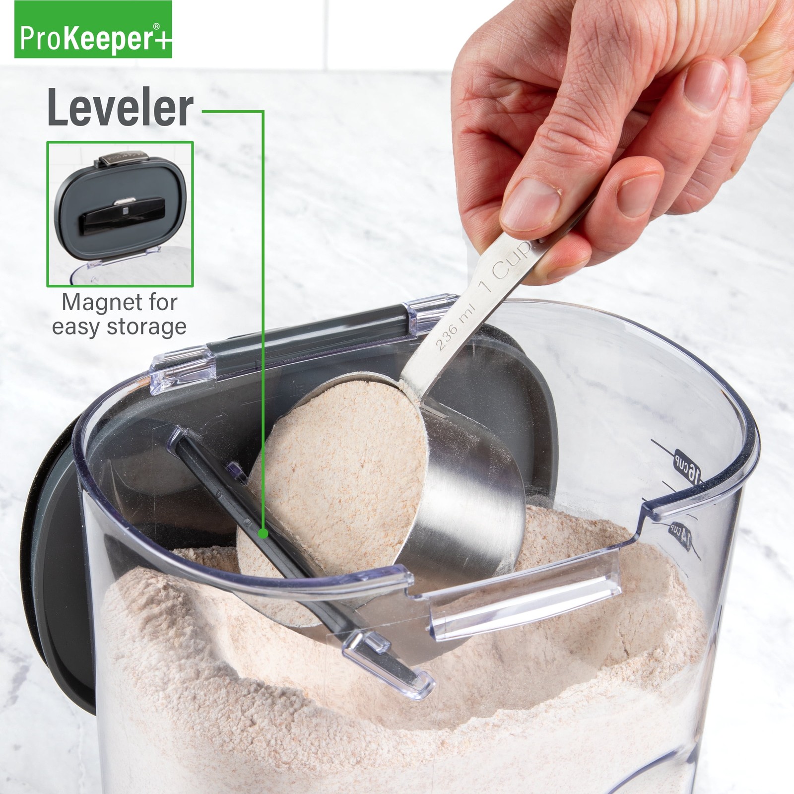 ProKeeper 9-Piece Baker’s Storage Container Set W/ Airtight Seal Pantry