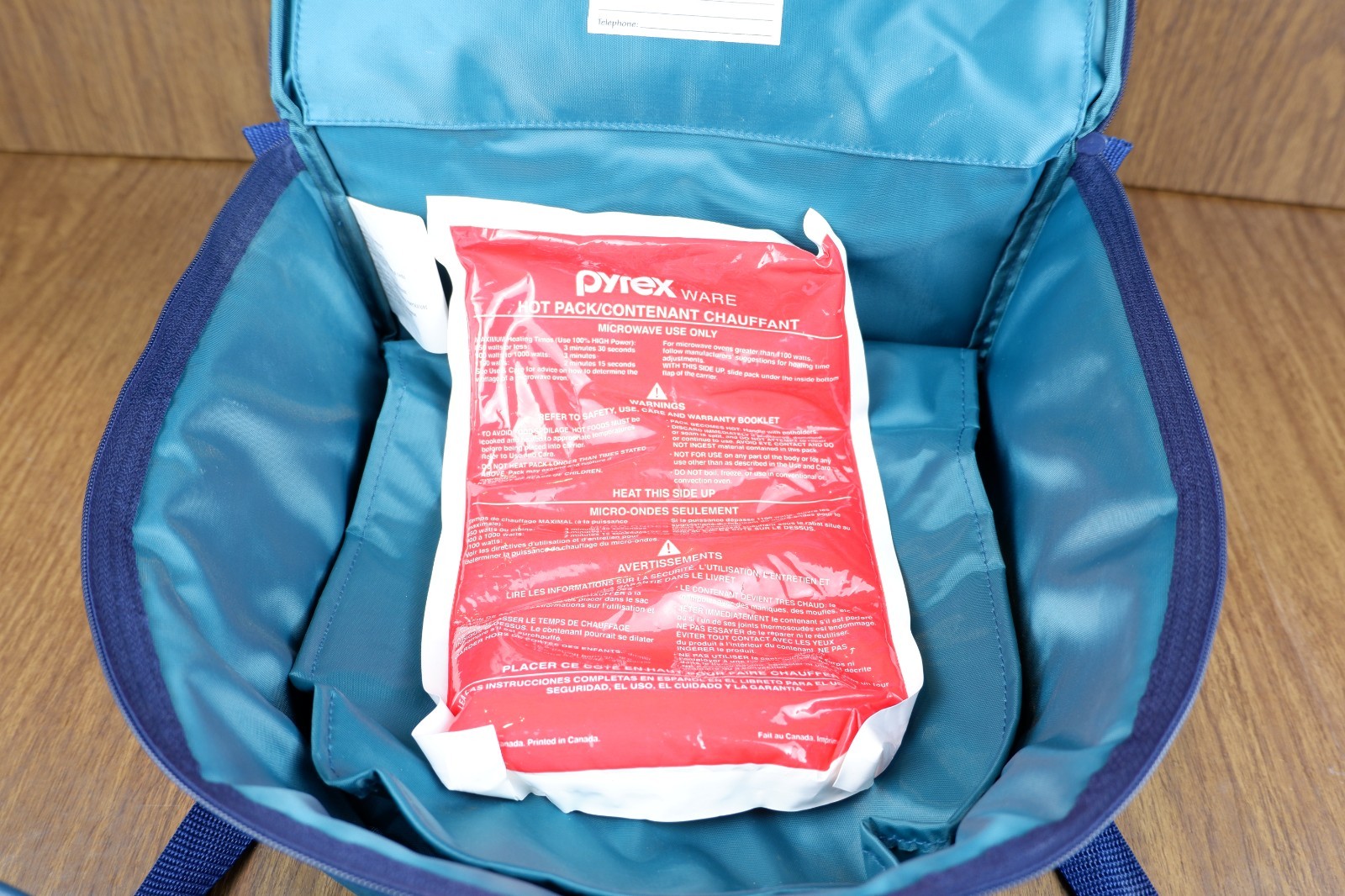 Pyrex Portable Travel Bag Hot/Cold Insulated Case – Complete w/4.5 QT Bowl & Lid