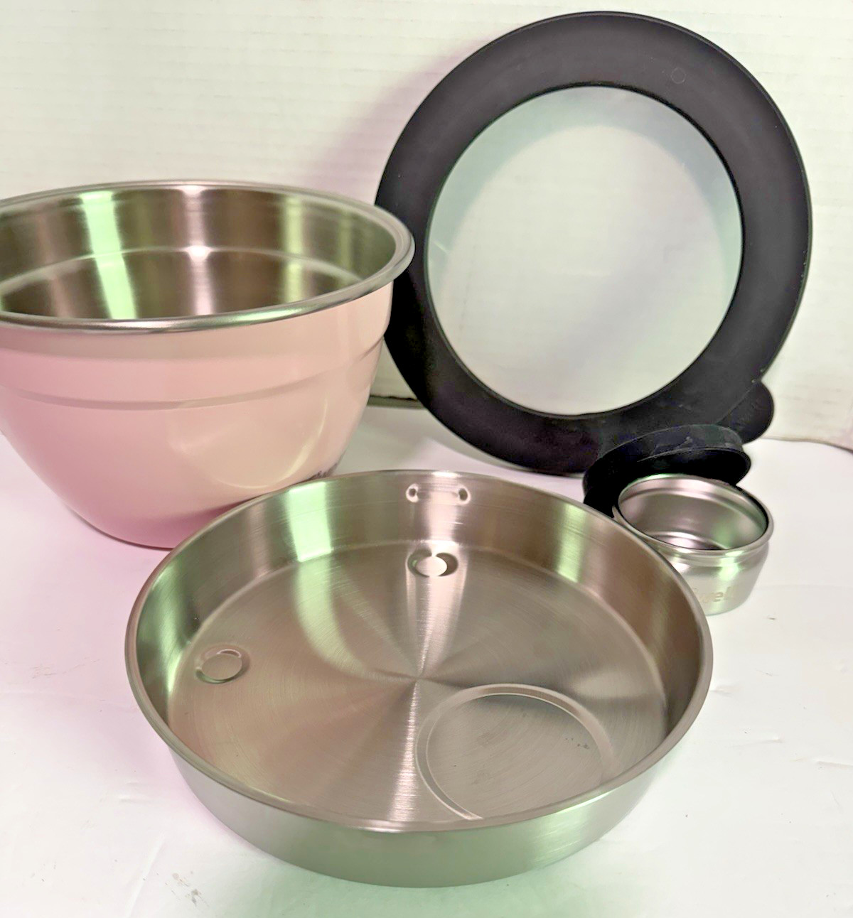 S’well 64 oz Salad Bowl Kit Peony Pink 5 Piece Stainless Steel
