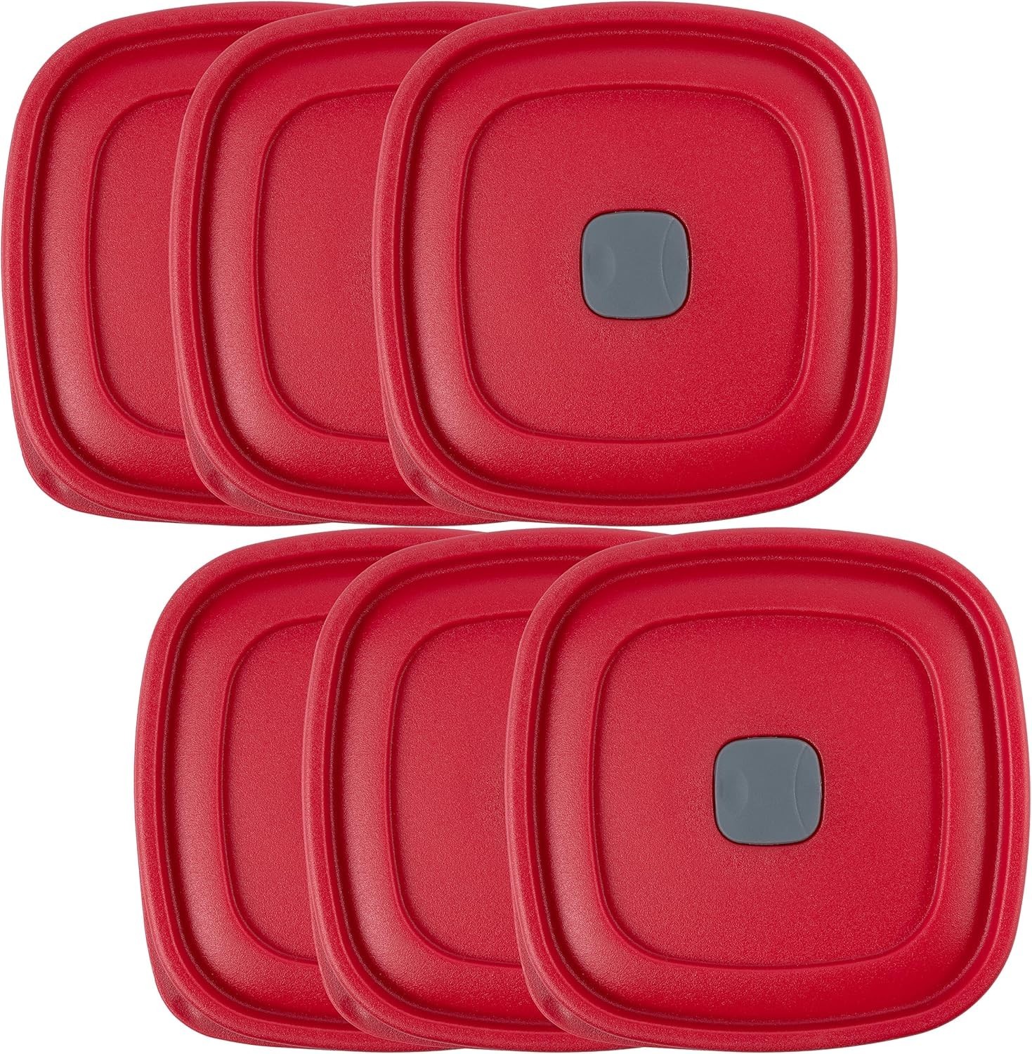 Replacement Lids for Rubbermaid Vented Food Storage Containers 3/5/7 Cup (6 pcs)