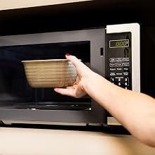 Prep – 1-Compartment Bowls with Custom Fit Lids – Reusable, Microwaveable,