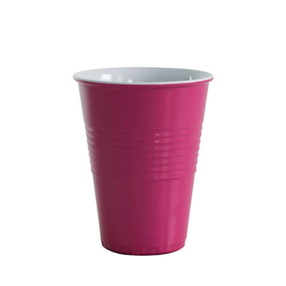 Avanti Miami Melamine Two Tone Cup Fuschia Pink 400ml