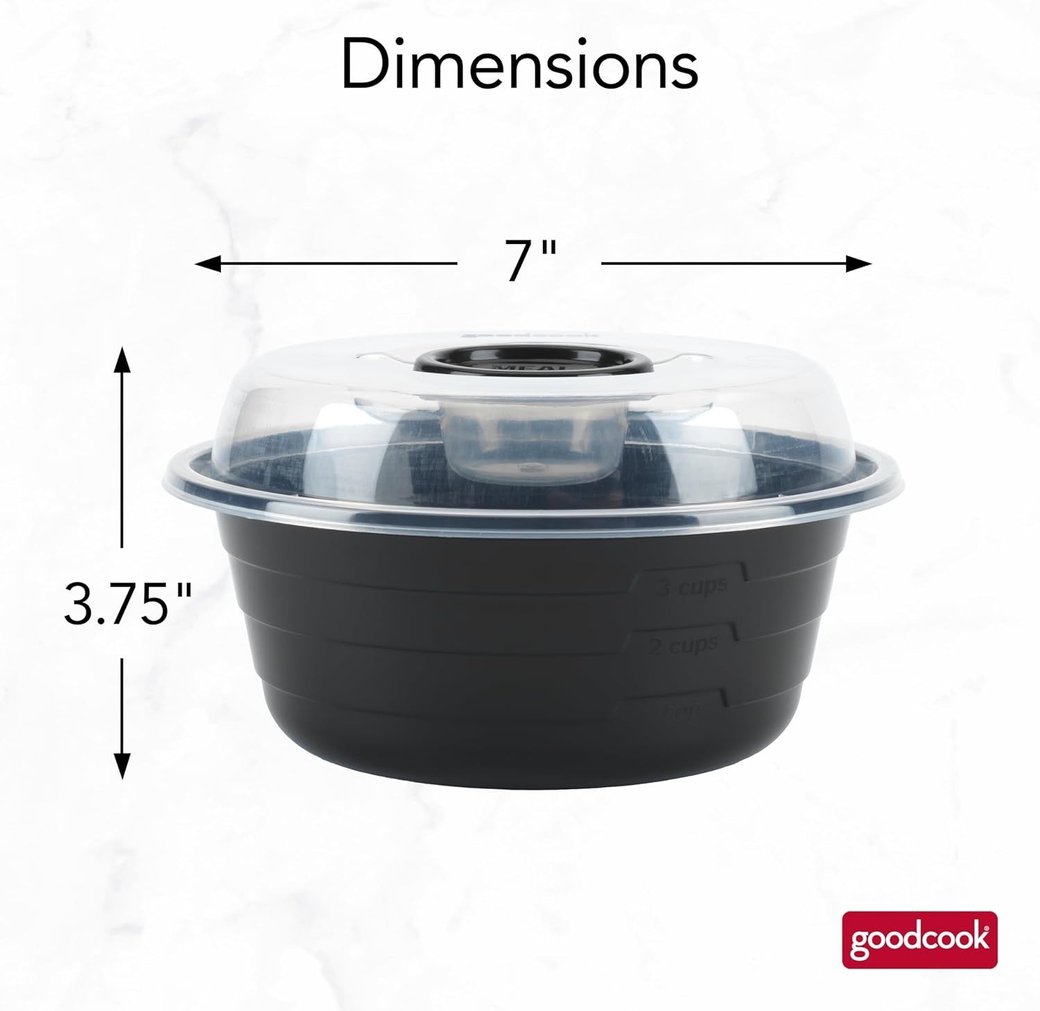 Luxury Meal Prep Bowls Set of 10 – 4-Cup Microwave Containers with Dressing Cups