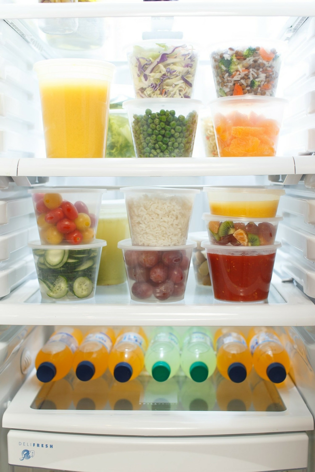 Healthy Packers 8 oz Plastic Food Storage Containers with Lids – (50 pack)