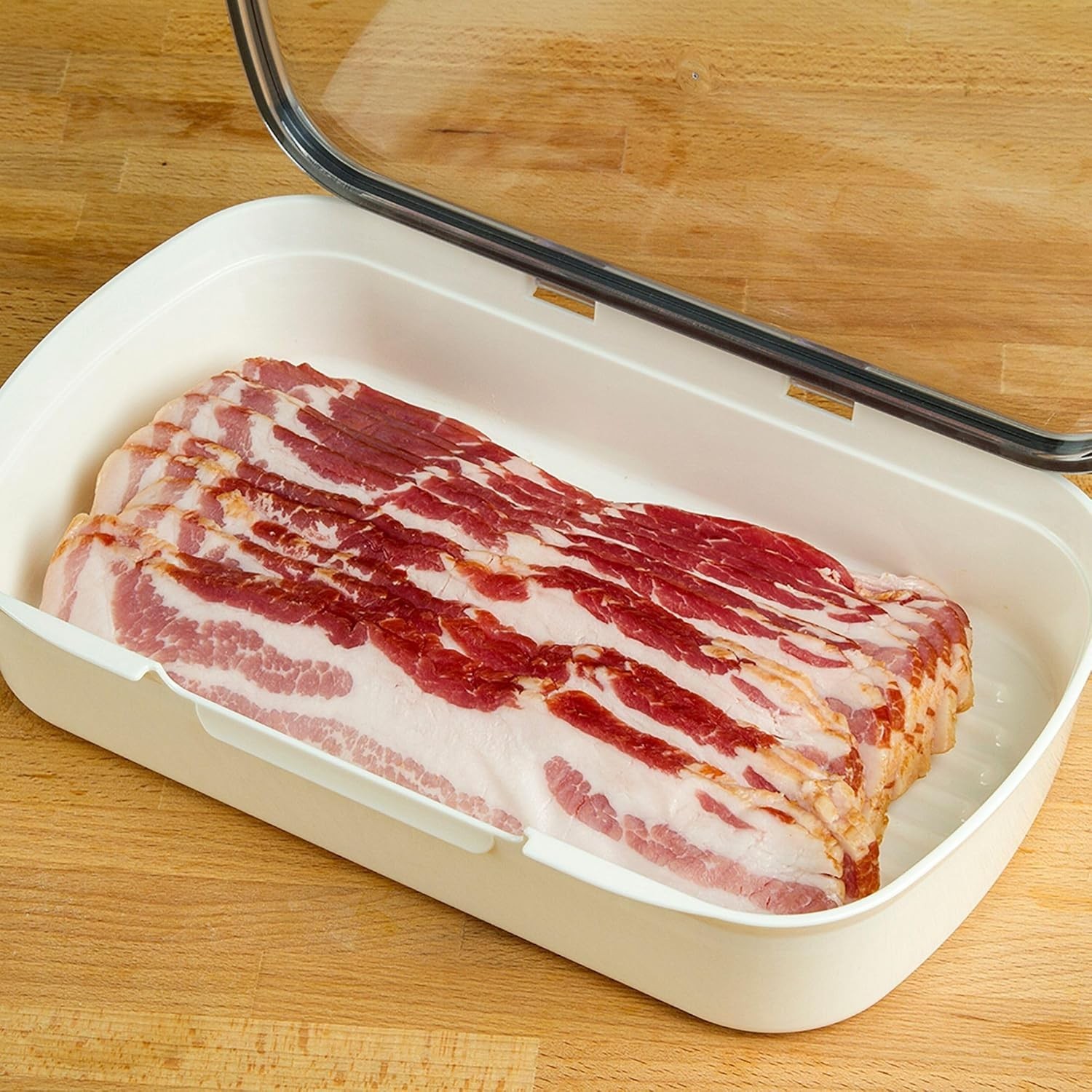 Deli Food Storage Container with Air-Tight Silicone Seal and Dry Erase Compat…