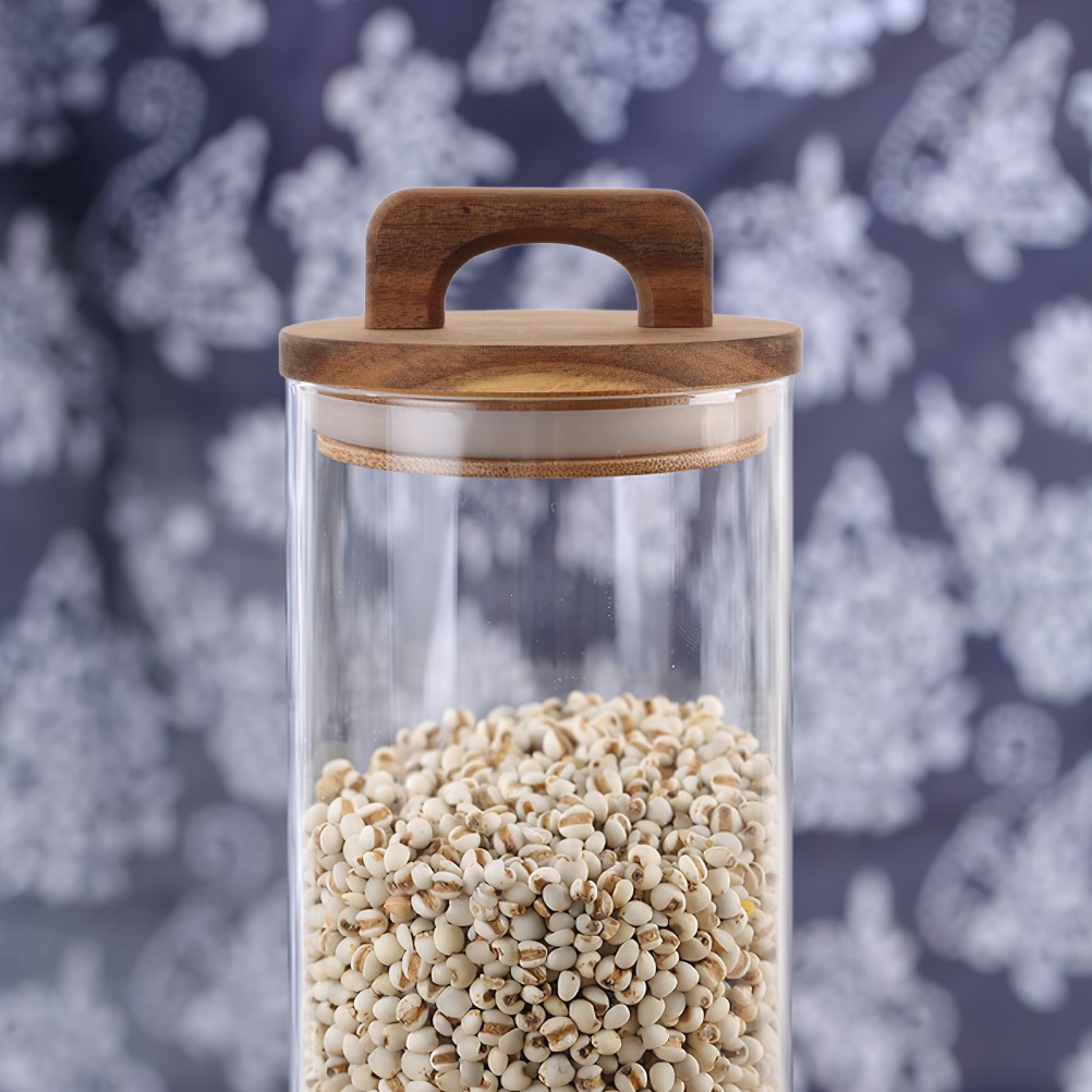 2 Pcs Storage Sealing Lid Bamboo Jar Lids Canning Wide Mouth