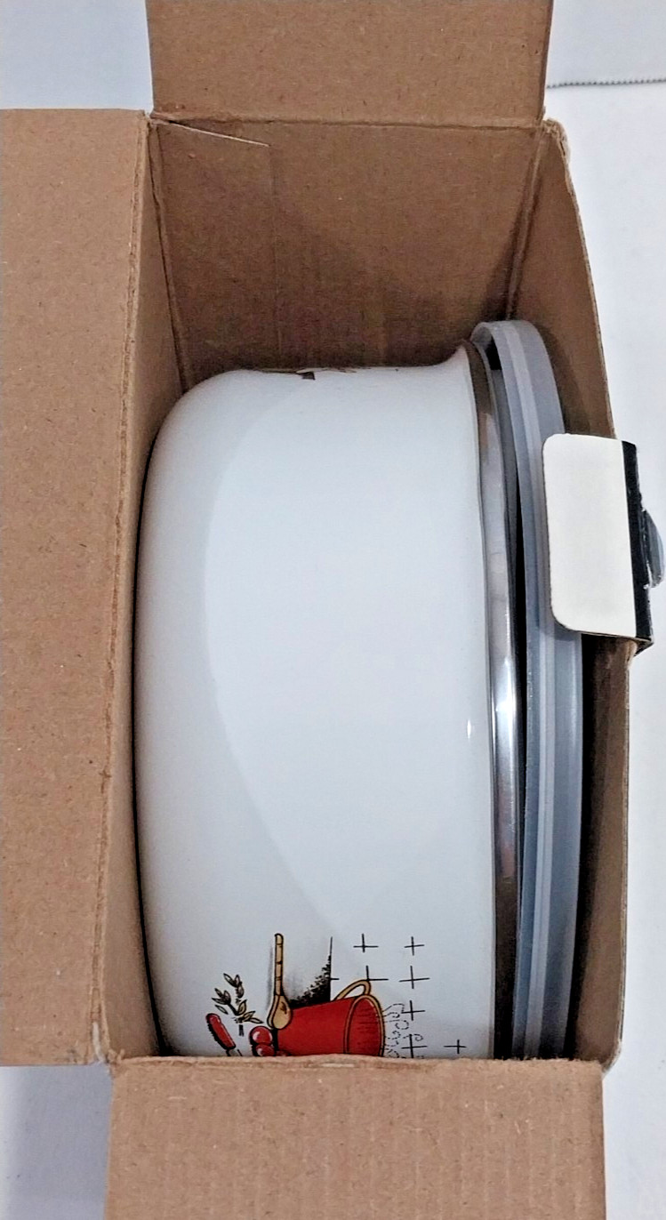 Vintage NOS Metro 6 pc Bowl Set, Enamelware Enamel on Steel ~KITCHEN PREP DESIGN