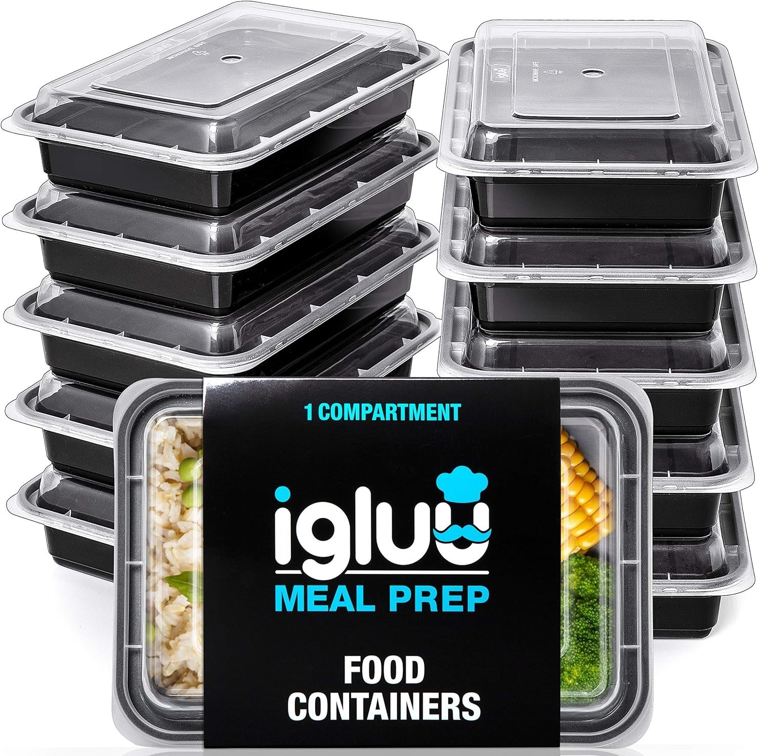 Stackable BPA-Free Food Storage Containers – Perfect for Meal Prep & Leftovers