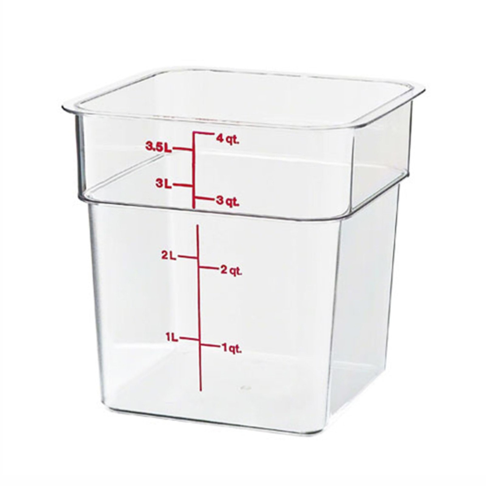 4SFSCW135 CamSquare Polycarbonate Square Food Storage container