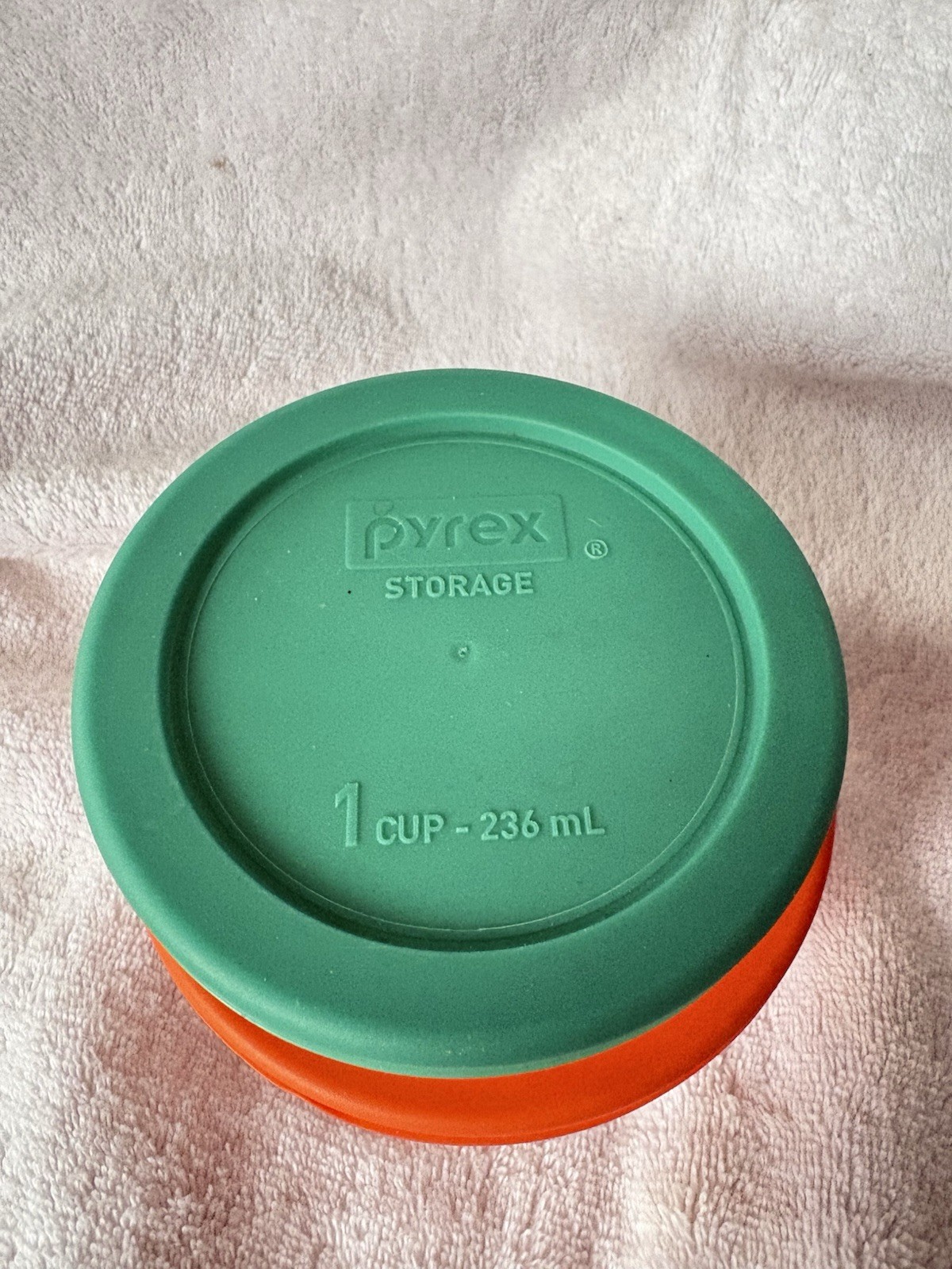 Pyrex Clear Glass Storage Containers Set Of One 1 Cup And One 2 Cup With Lids