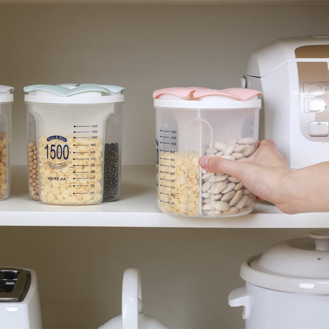 Airtight Kitchen Food Storage Container, Leak-Proof BPA Plastic Plastic Dry C…