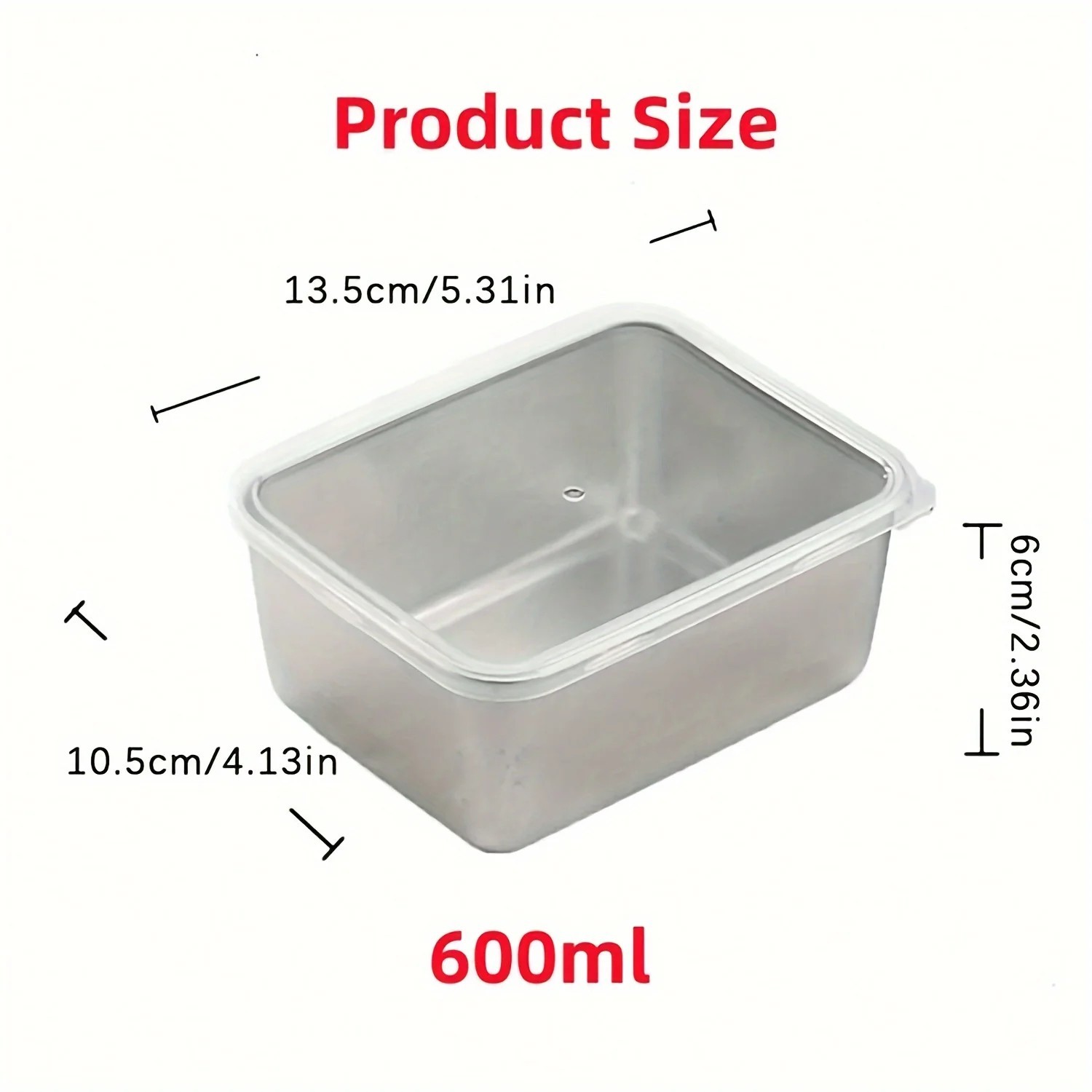 6Pc Stainless Steel Food Storage Containers Set Leakproof Stackable Lunch Boxes